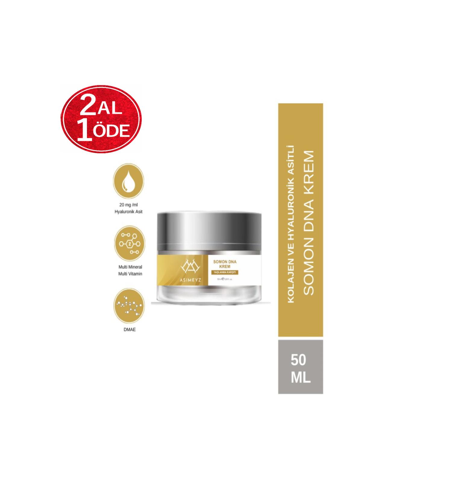 Asimeyz Salmon Dna Cream - Anti-Stain & Anti-Aging Repair Care Skin Face Care Cream 50ML - Buy Online on GoSupps.com