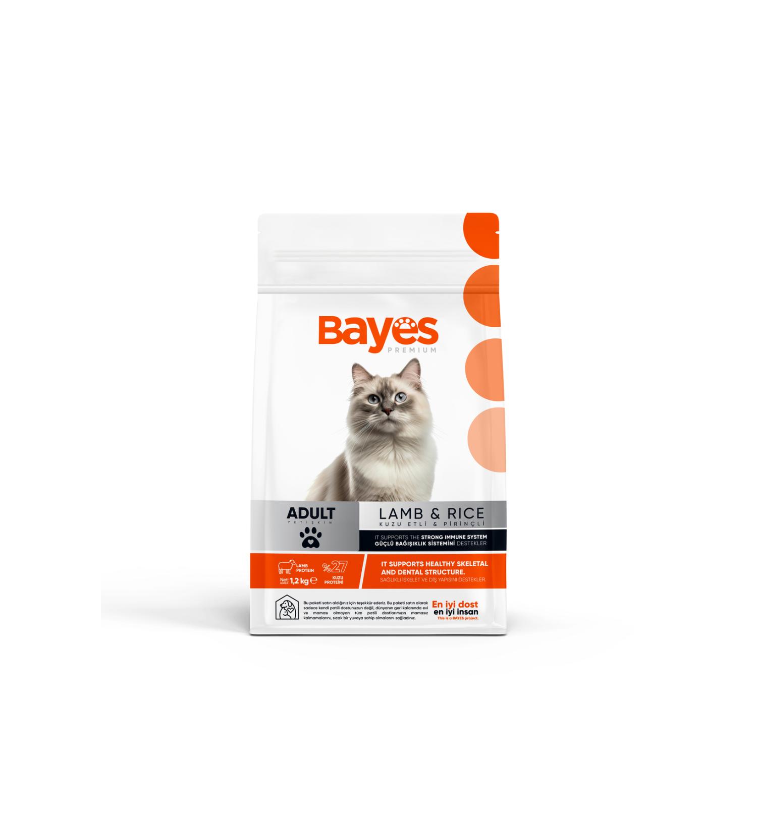 Bayes Adult Cat Lamb & Rice 1.2 Kg