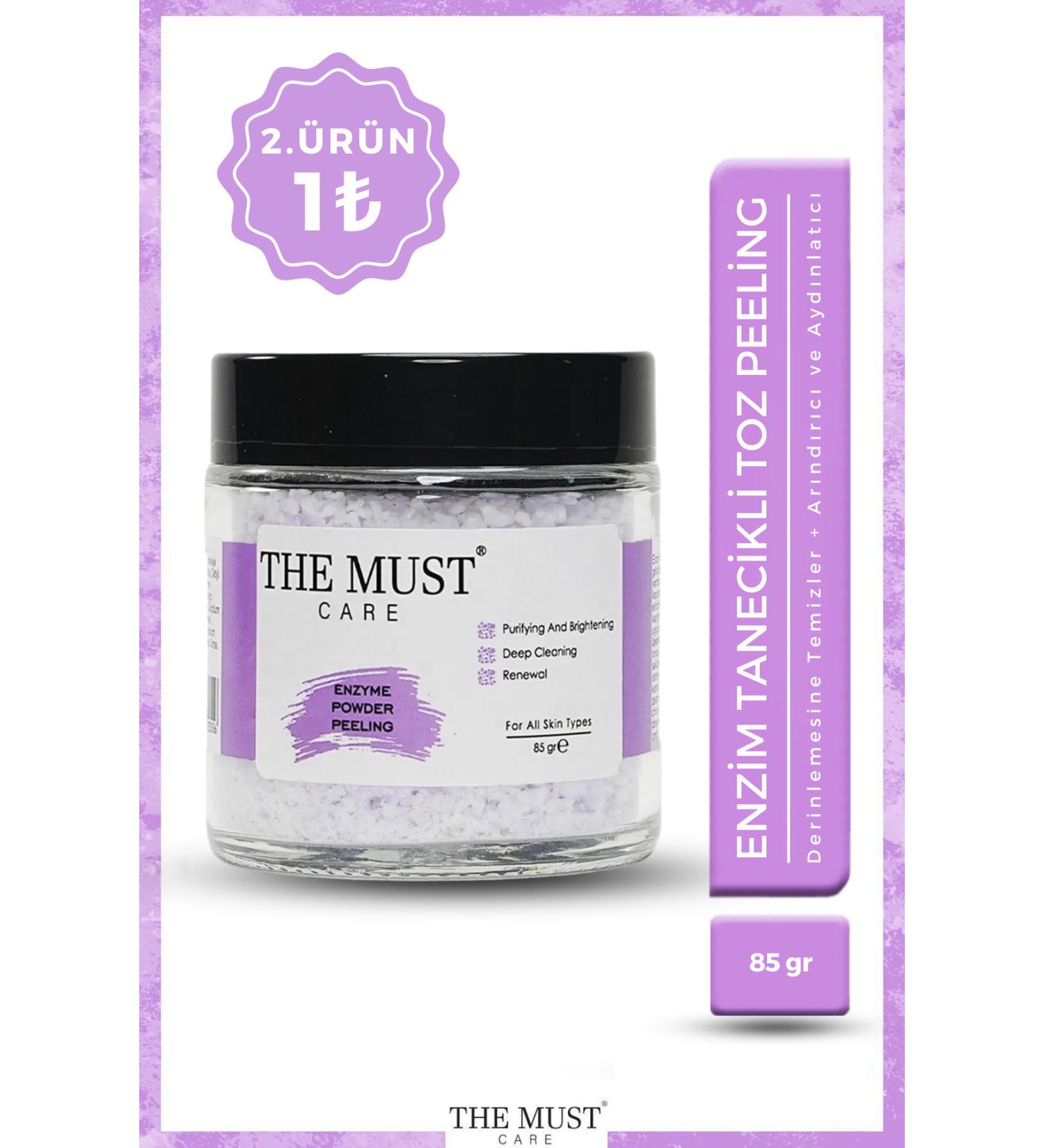THEMUSTCARE Purifying and Brightening Enzyme Peeling Powder Cleanser 85 gr - Buy Online on GoSupps.com