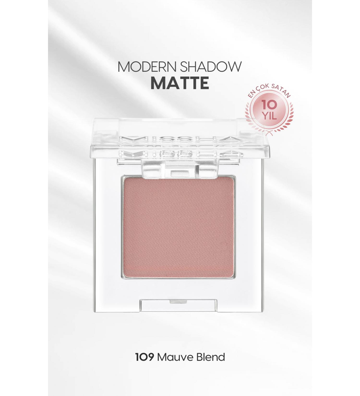 Missha Soft Textured Non-Flagging Matte Single Eyeshadow Modern Shadow Matte (109 Mauve Blend) - Buy Online on GoSupps.com
