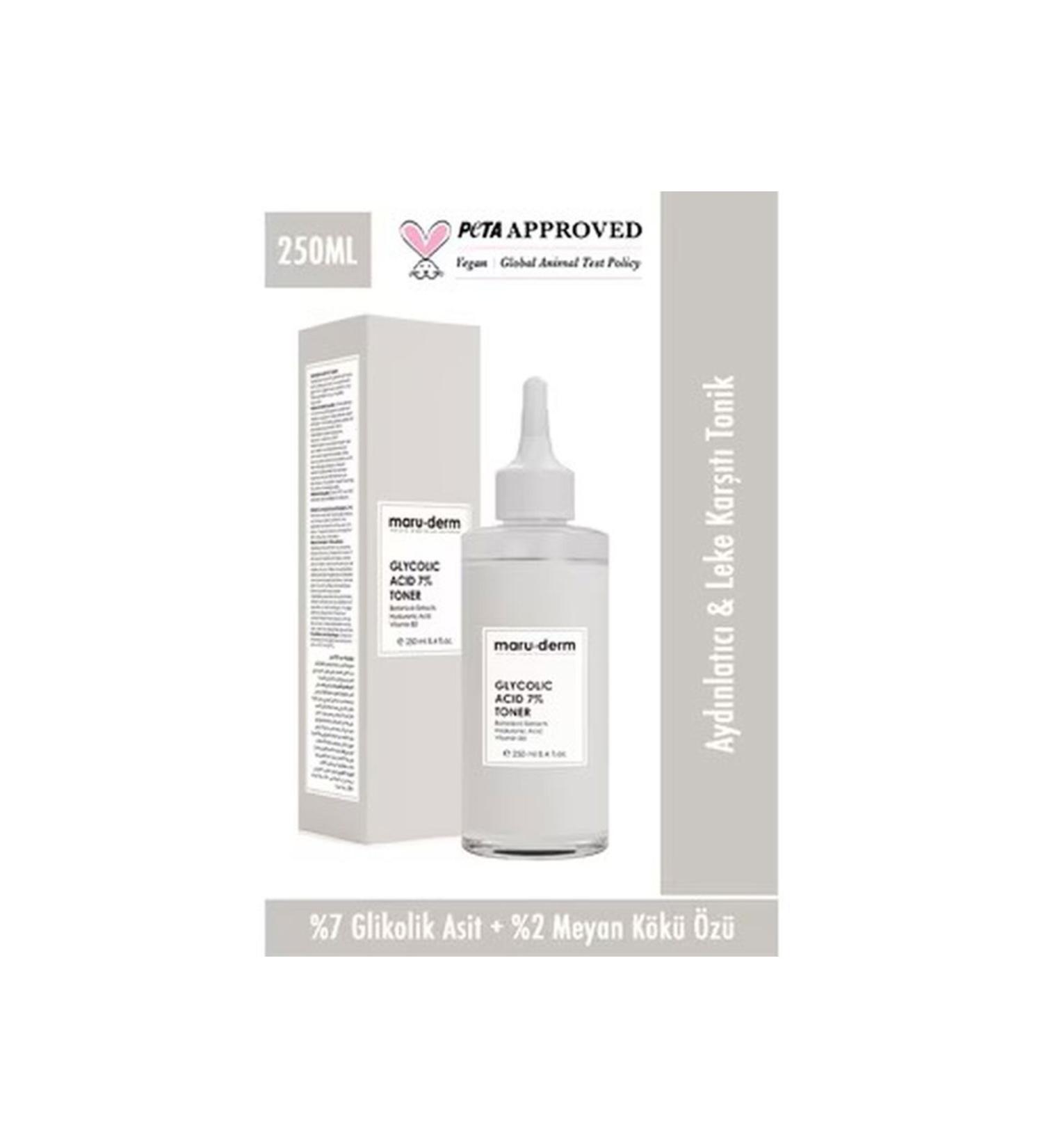 Maru.Derm Brightening Anti-Spot Glycolic Acid 7% Tonic 250 Ml