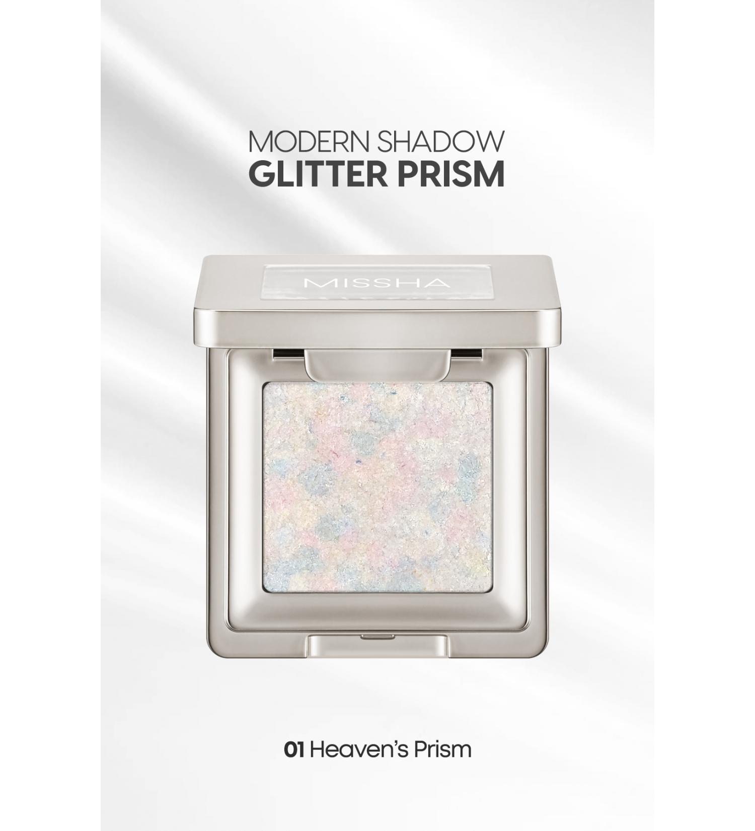 Missha Non-Clumping Handmade Holographic Glitter Eyeshadow Modern Shadow Glitter Prism (No.1 Heaven's Prism) - Buy Online on GoSupps.com