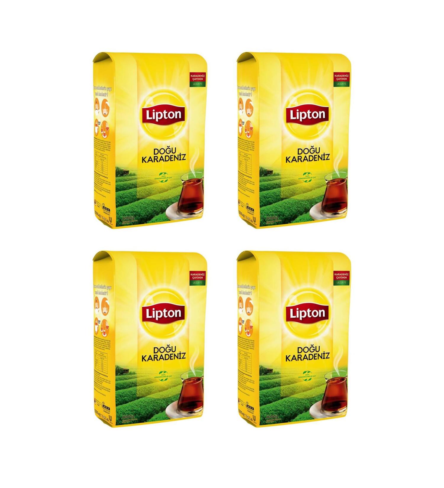 Lipton Eastern Black Sea Loose Tea 1000 Gr X 4 Pieces