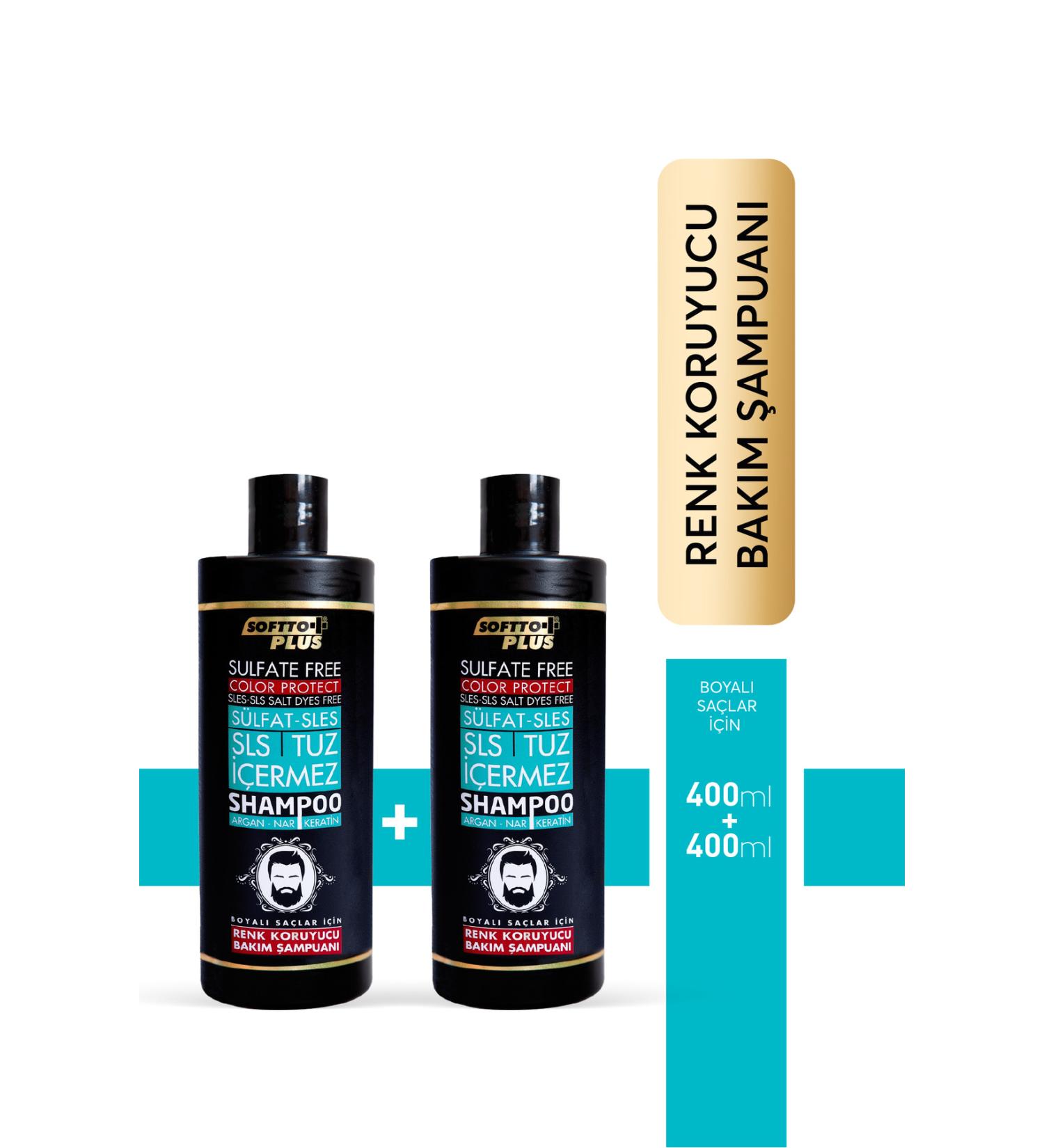 Softto Plus SPECIAL COLOR PROTECTIVE SHAMPOO FOR DYED HAIR 2x400 ML