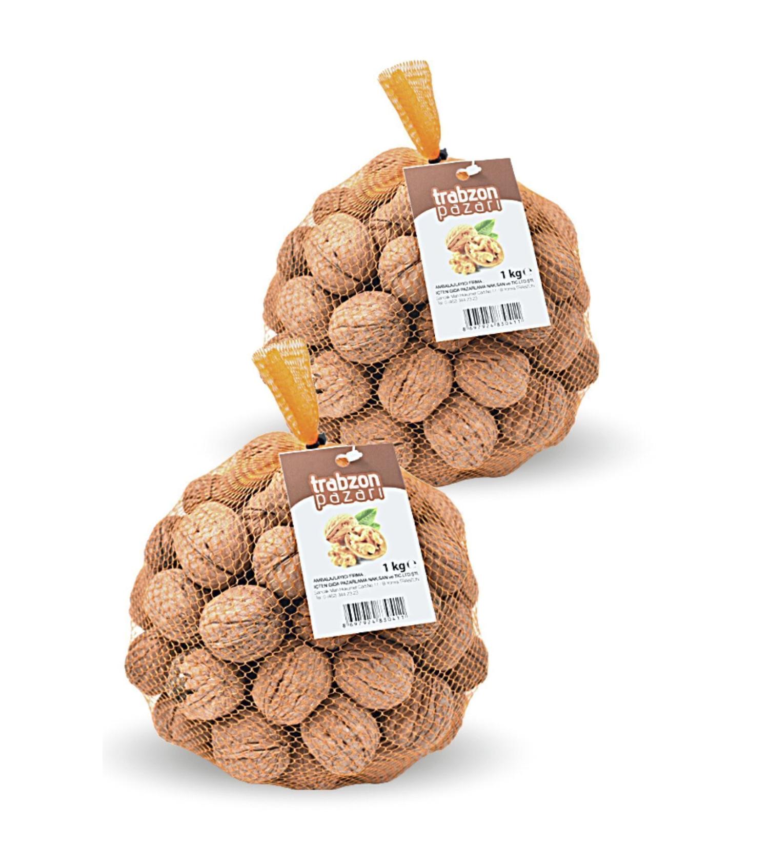 TRABZON PAZARI Local Large Thin Shelled Chandler Walnut 2x1 Kg - Buy Online on GoSupps.com