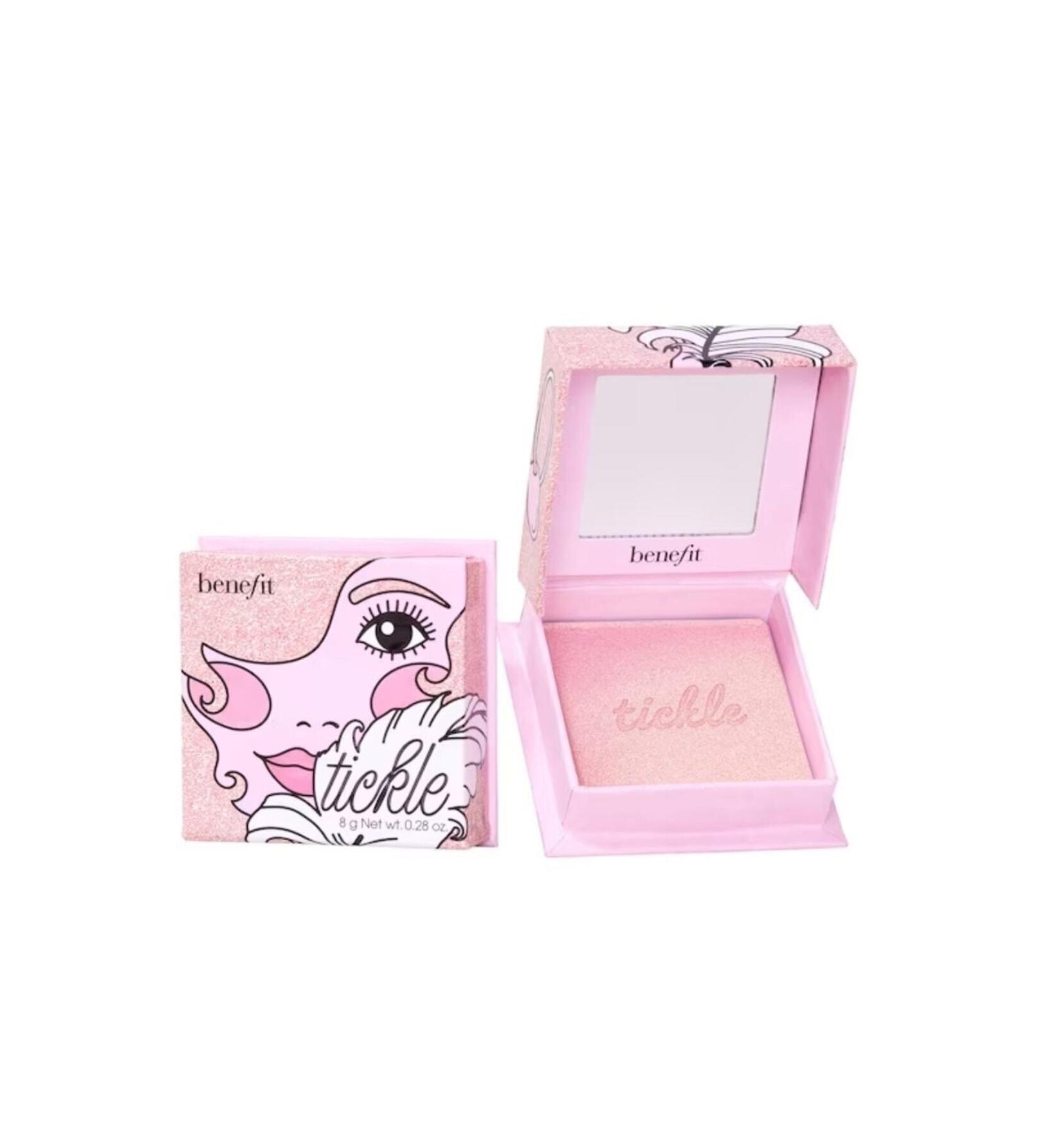 benefit cosmetics Tickle Golden Pink Shades Illuminating Powder