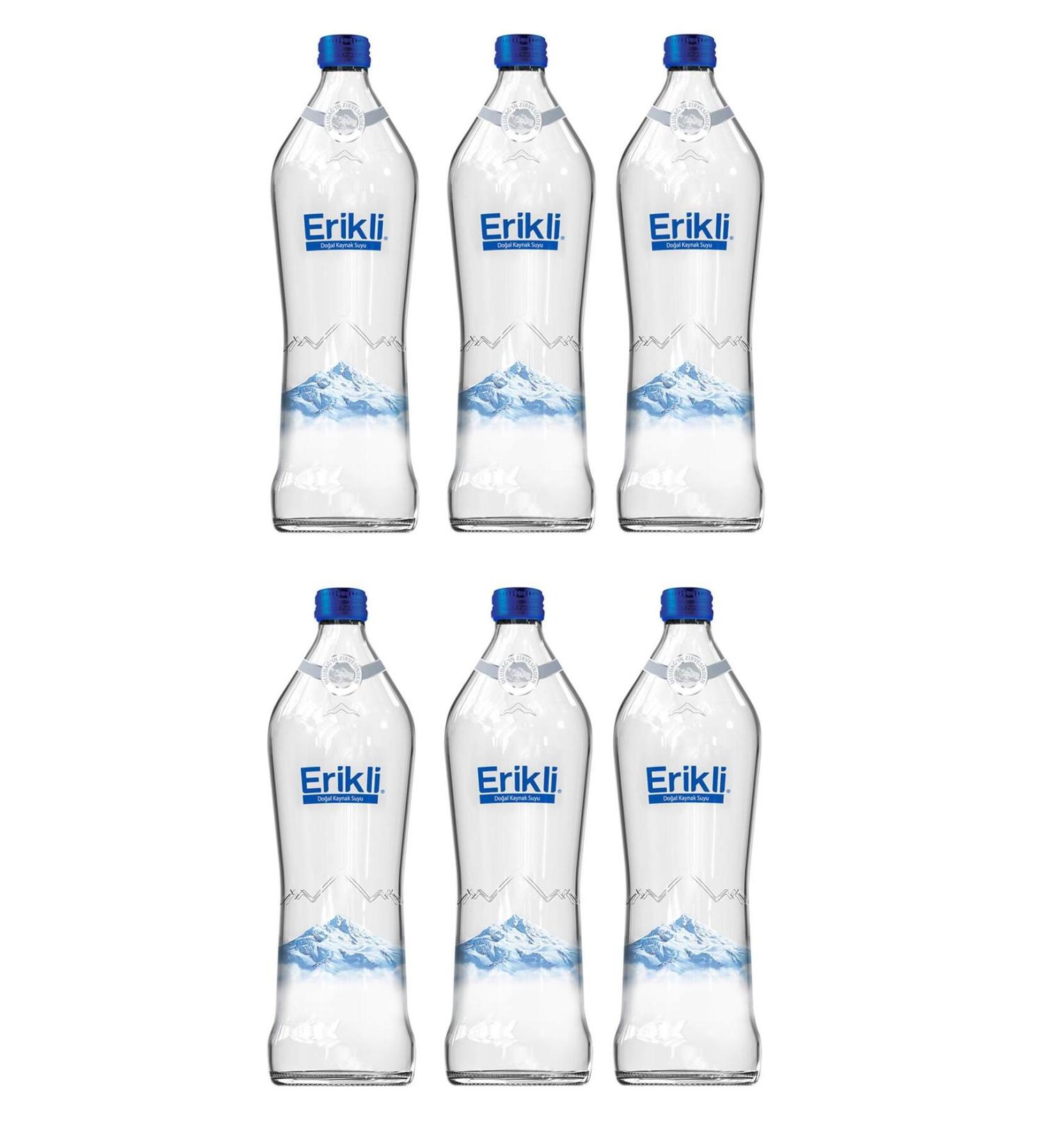 Erikli Natural Spring Water Glass 750 Ml X 6 Pieces