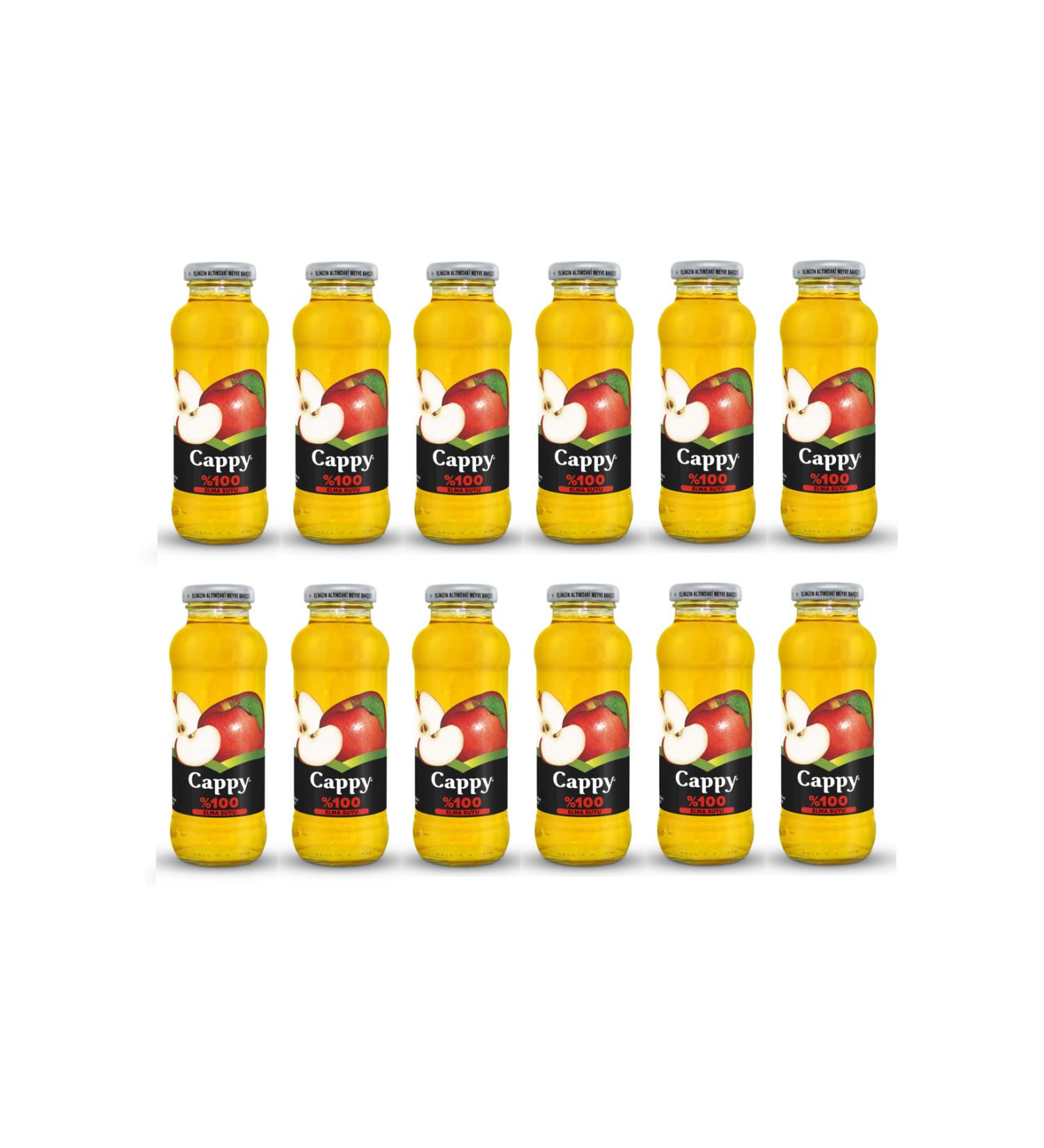 Cappy 0 Apple Juice Glass 250 Ml X 12 Pcs