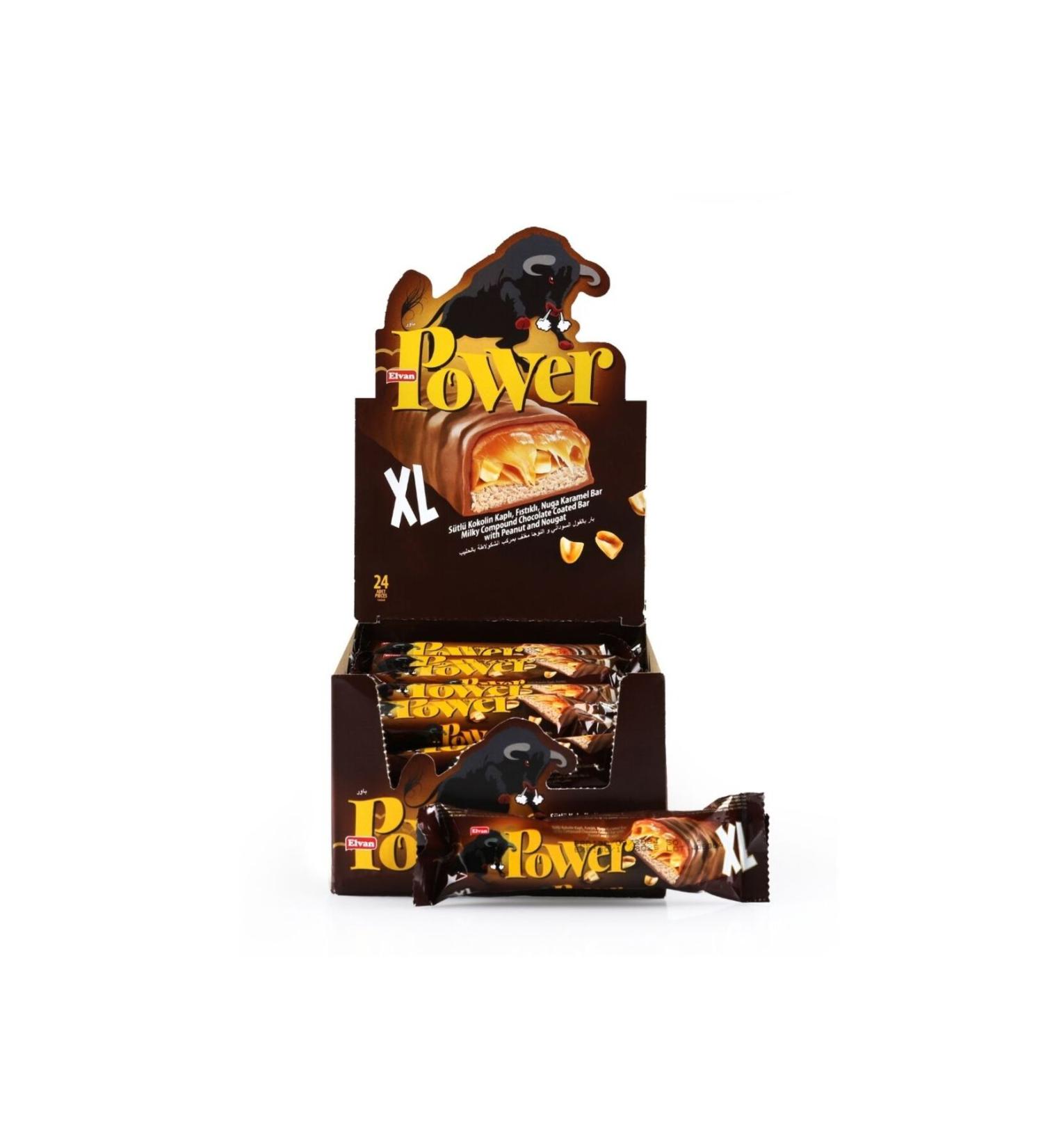 Elvan Power Xl Bar 40 Gr. 24 Pieces (1 BOX) - Buy Online on GoSupps.com