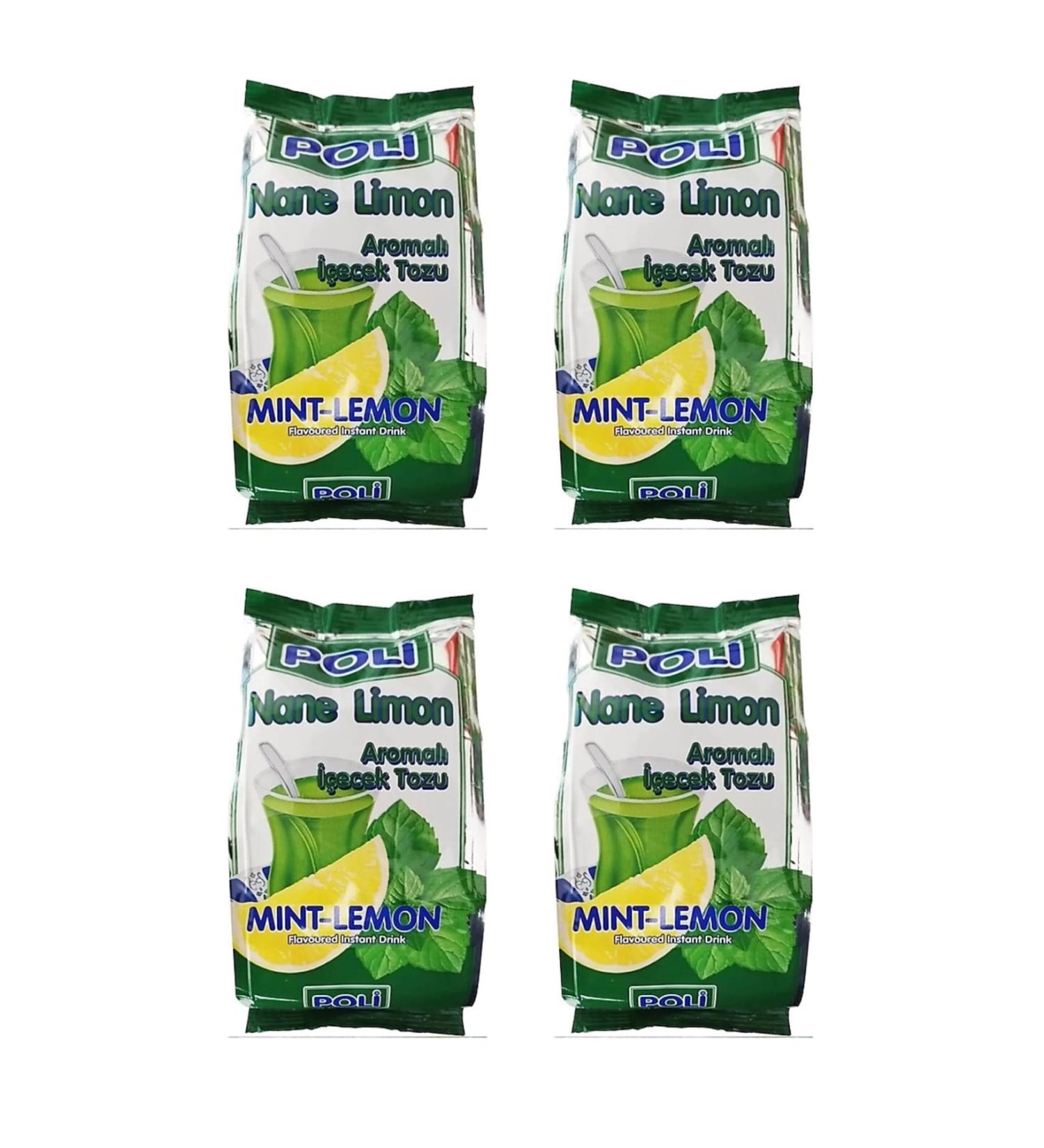 Poli Powder Drink Mint Lemon 300 Gr X 4 Pieces