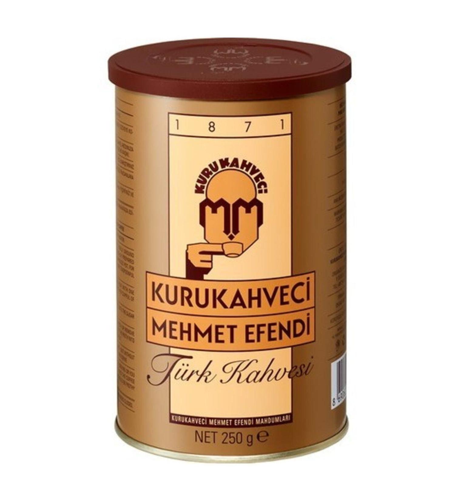 Mehmet Efendi Turkish Coffee 250gr - Tin - 5 Pieces