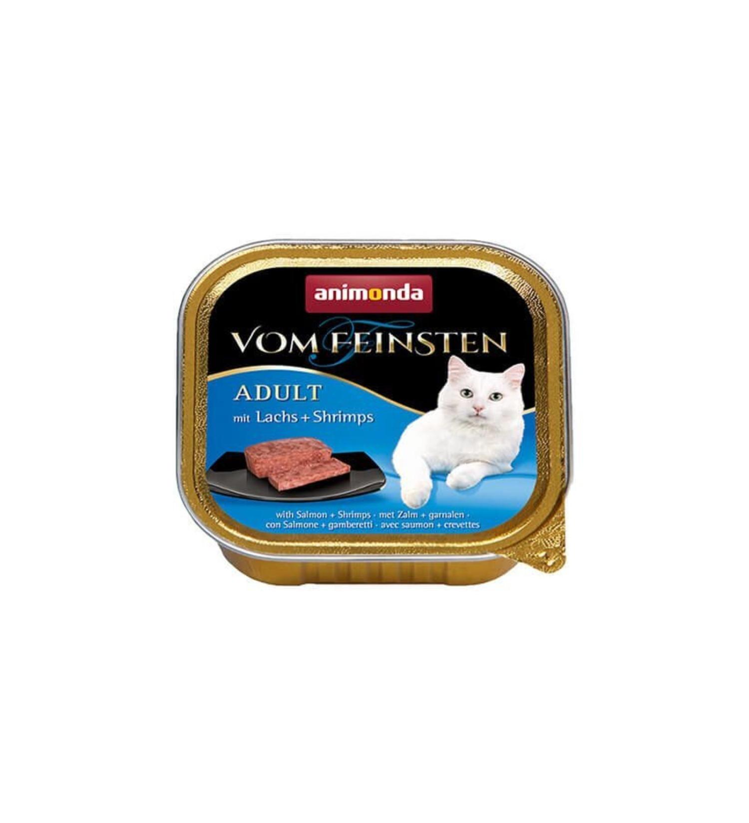 Animonda Adult Canned Cat Food with Salmon and Shrimp 100 Gr