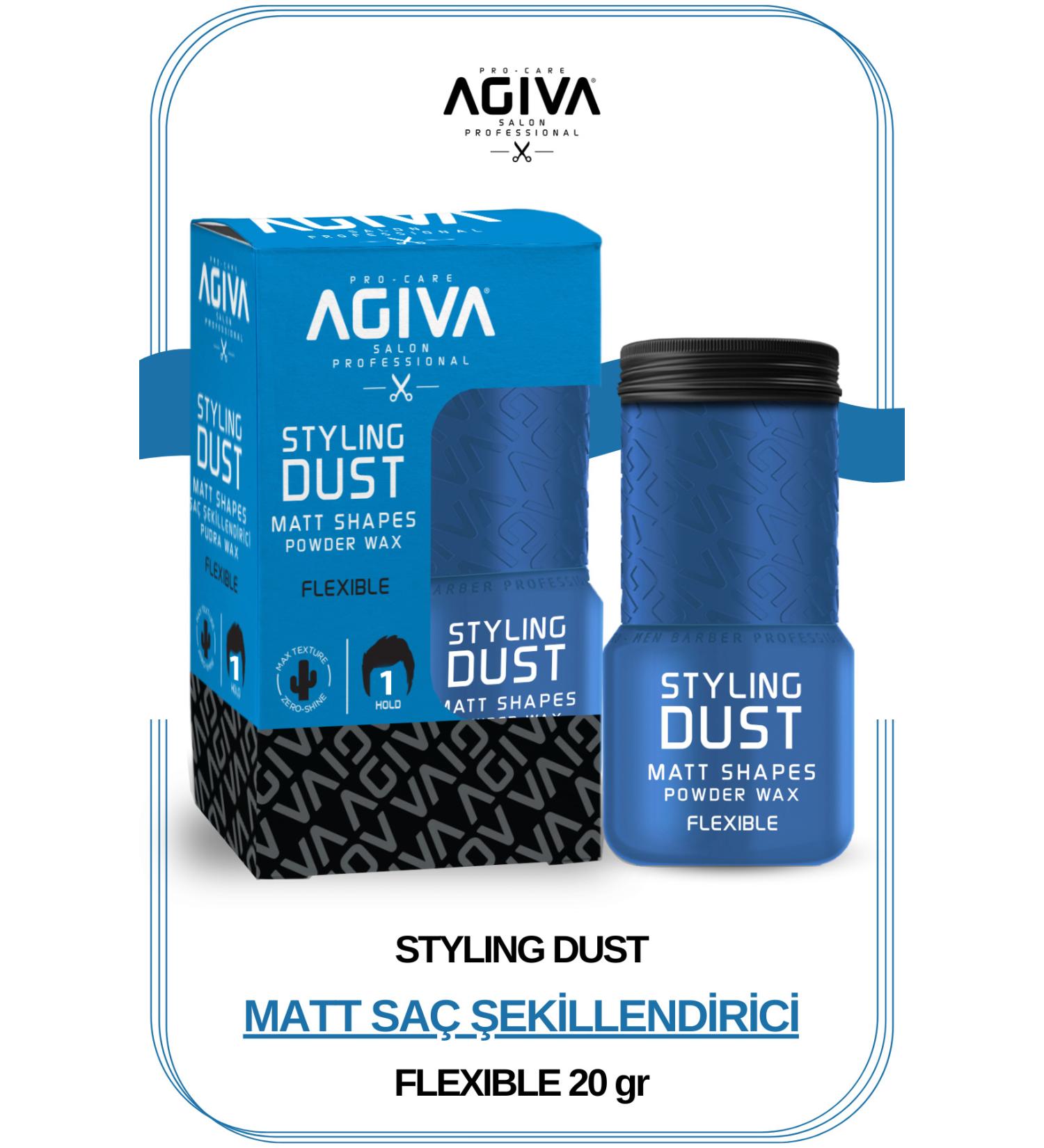 Agiva Hair Powder 01 Blue (FLEXIBLE HOLD)
