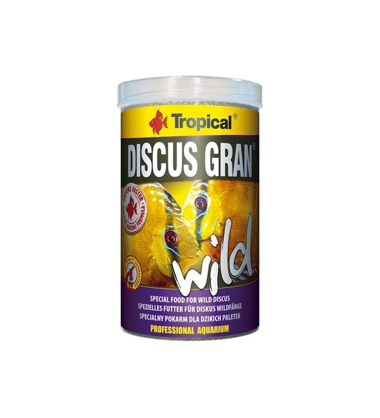 Tropical Discus Gran Wild Granule Fish Food for Wild Discus 1000 ml 440 gr