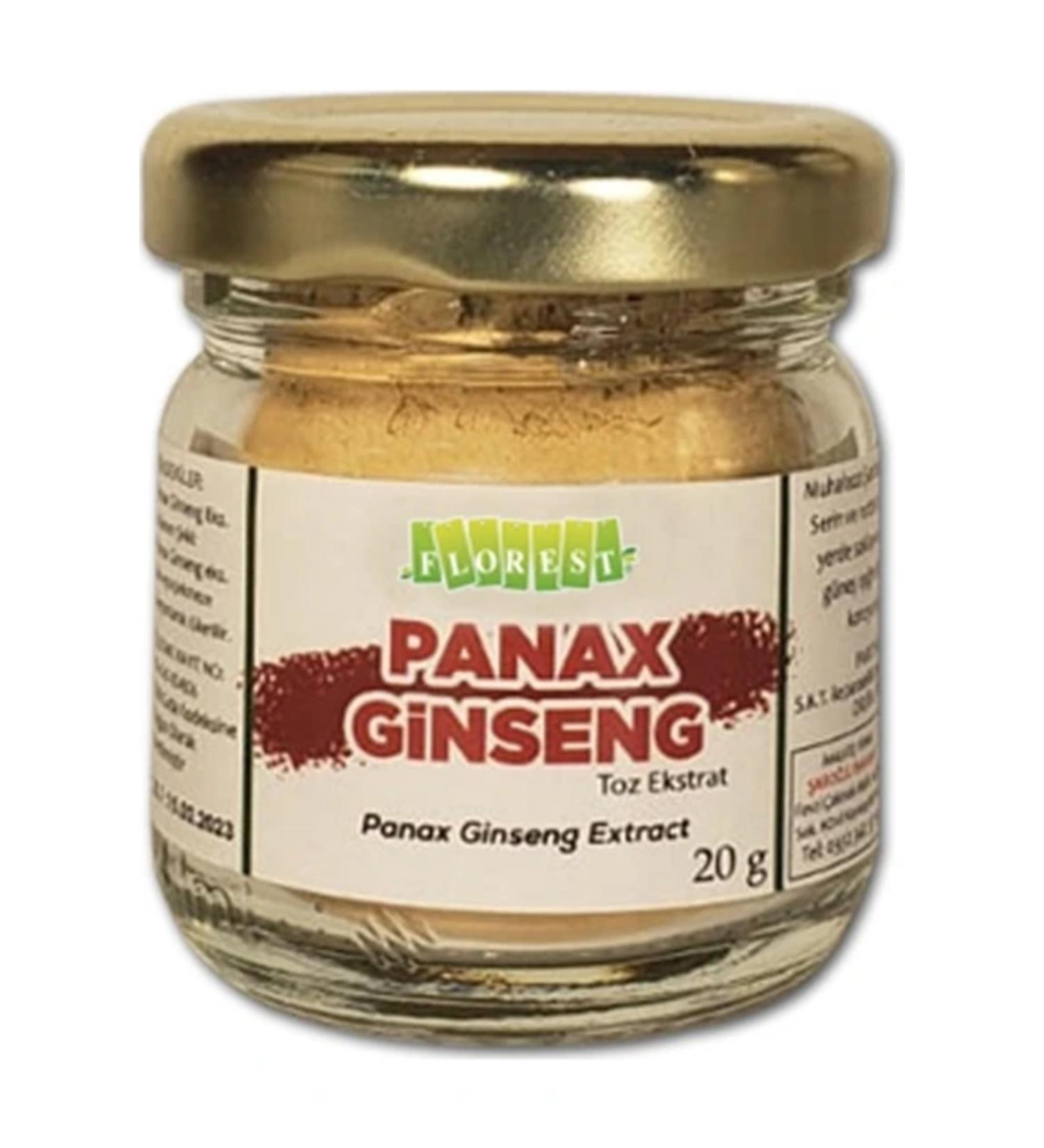 NUTRITION DETECTIVE FLOREST PANAX-GINSENG POWDER EXTRAT 20 GR
