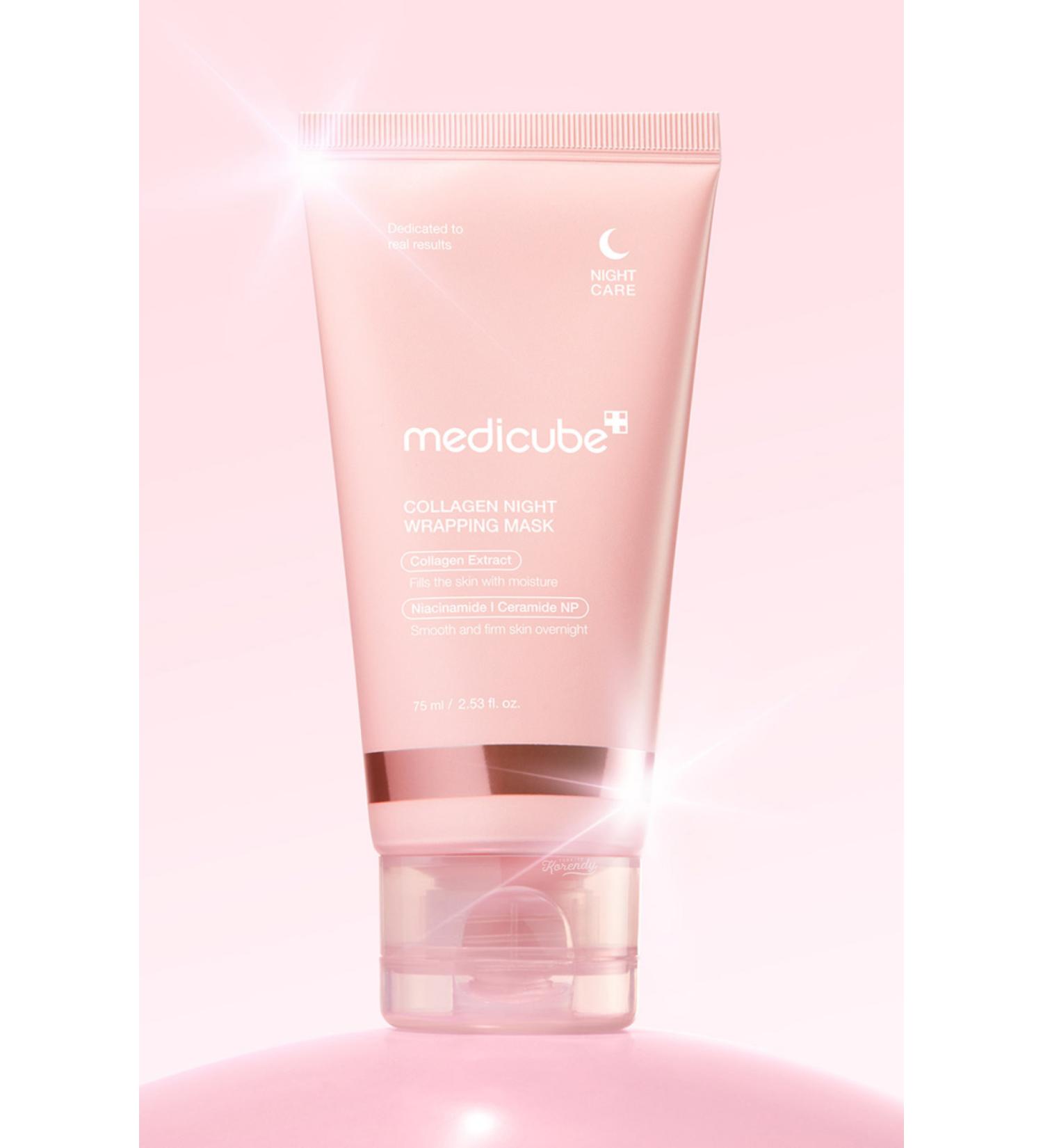 Medicube Collagen Night Wrapping Mask-Nourishing Elasticity Protecting Collagen Peelable Sleeping Mask 75ml - Buy Online on GoSupps.com