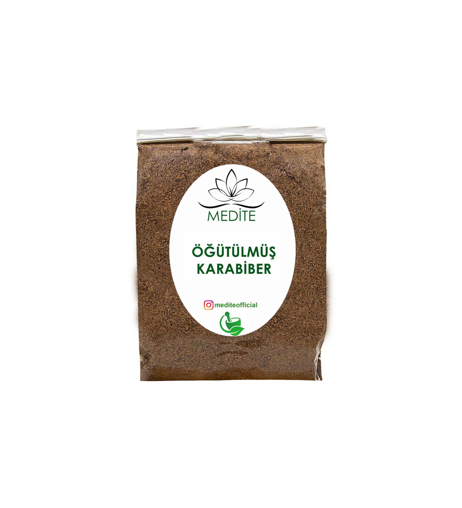 Medite Black Pepper Ground New Harvest 100gr