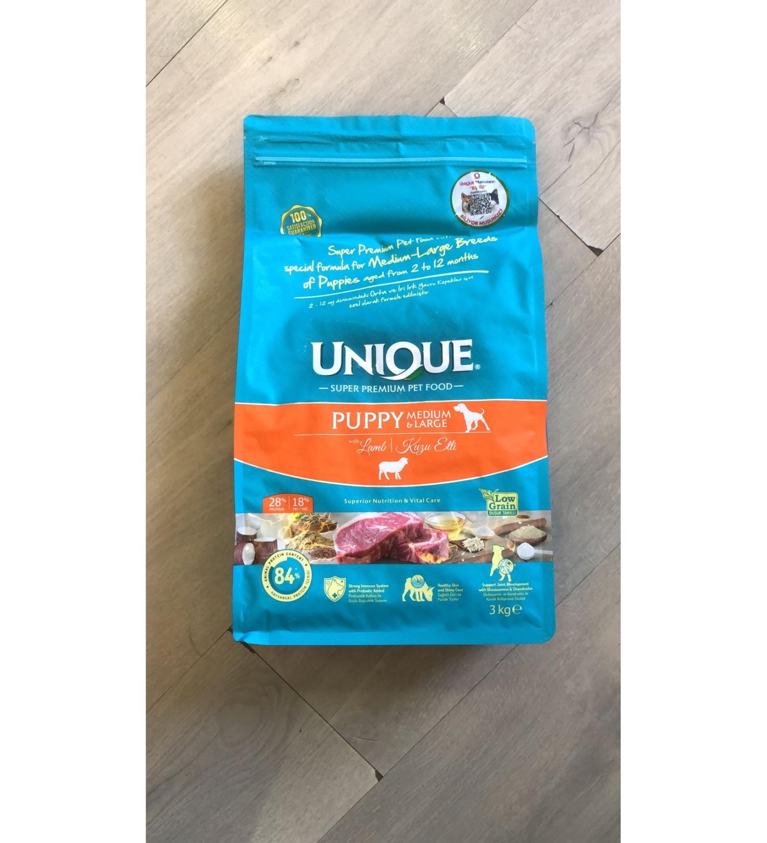 Unique 3 kg dog food for your medium and large breed puppies