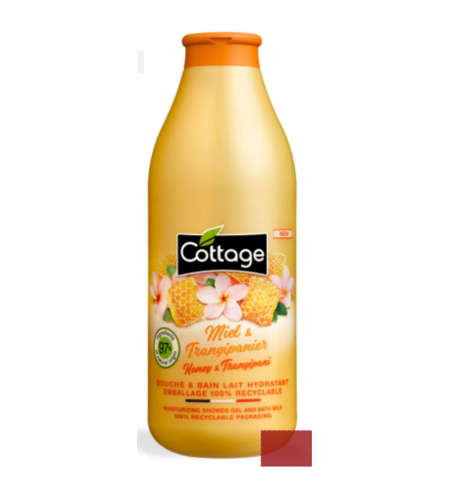 Cottage Honey & Frangipani Flavored Shower Gel 750ML