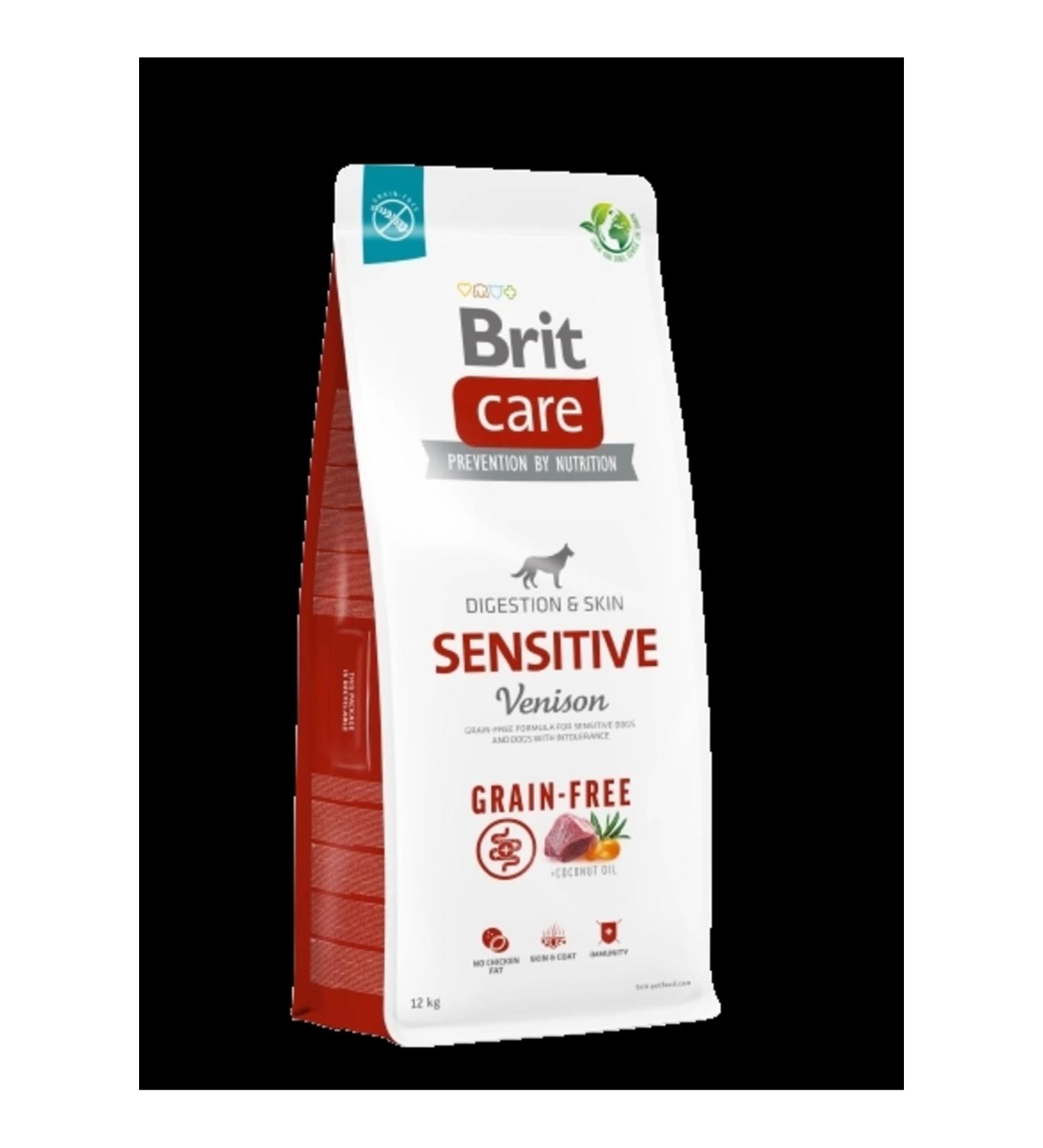 Brit Care Grain-free Deer Sensitive Adult Dog Dry Food 3 Kg