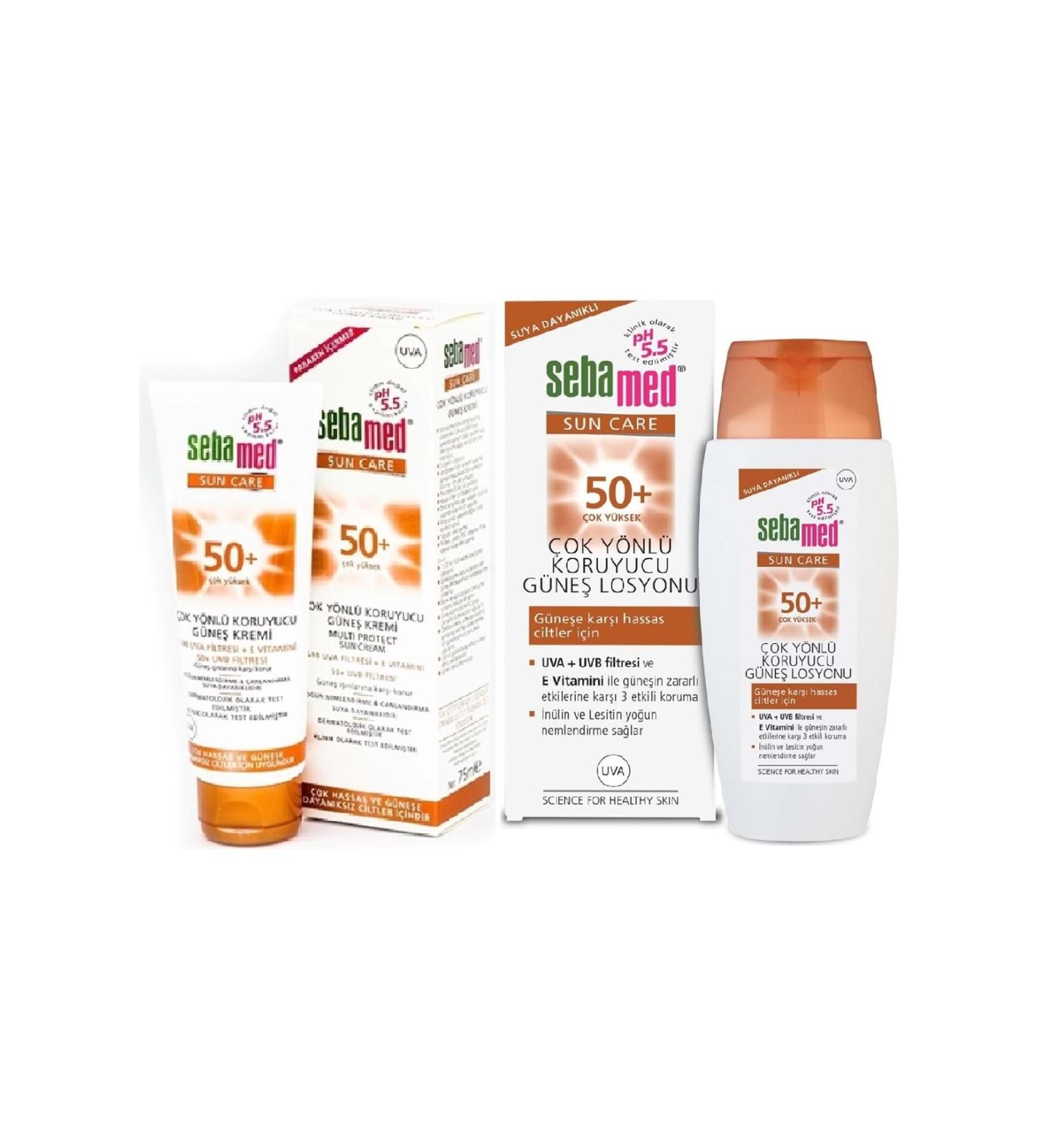 Sebamed Sun Care Multi-Protection Sun Cream Advantage Pk (75ML SPF 50+ Factor + 150ML 50+ Factor)