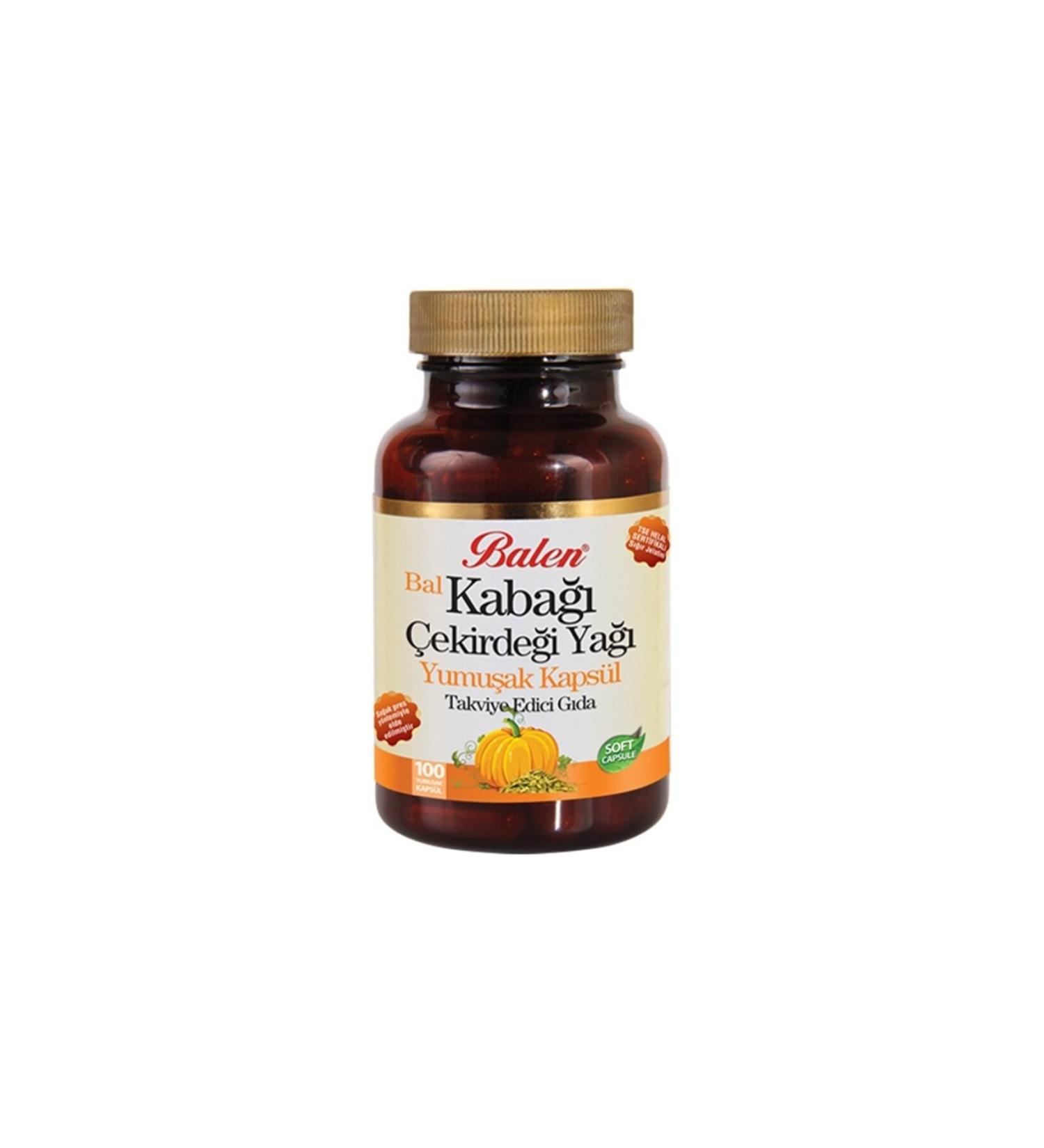 Balen Pumpkin Seed Oil Softgel 1380 Mg* 100 585121