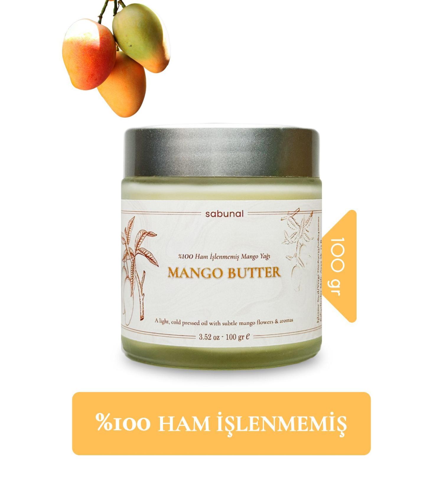 Sabanal Mango Butter Cold Pressed Raw Unprocessed 1st Class Quality 0 Raw Virgin Mango Butter 100 g