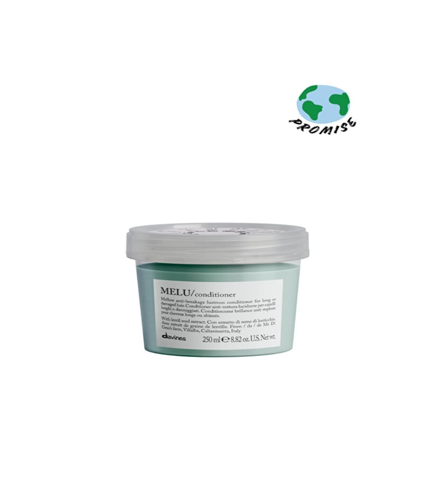 Davines Professional MELU CONDITIONER protects against breakage and provides intense shine.