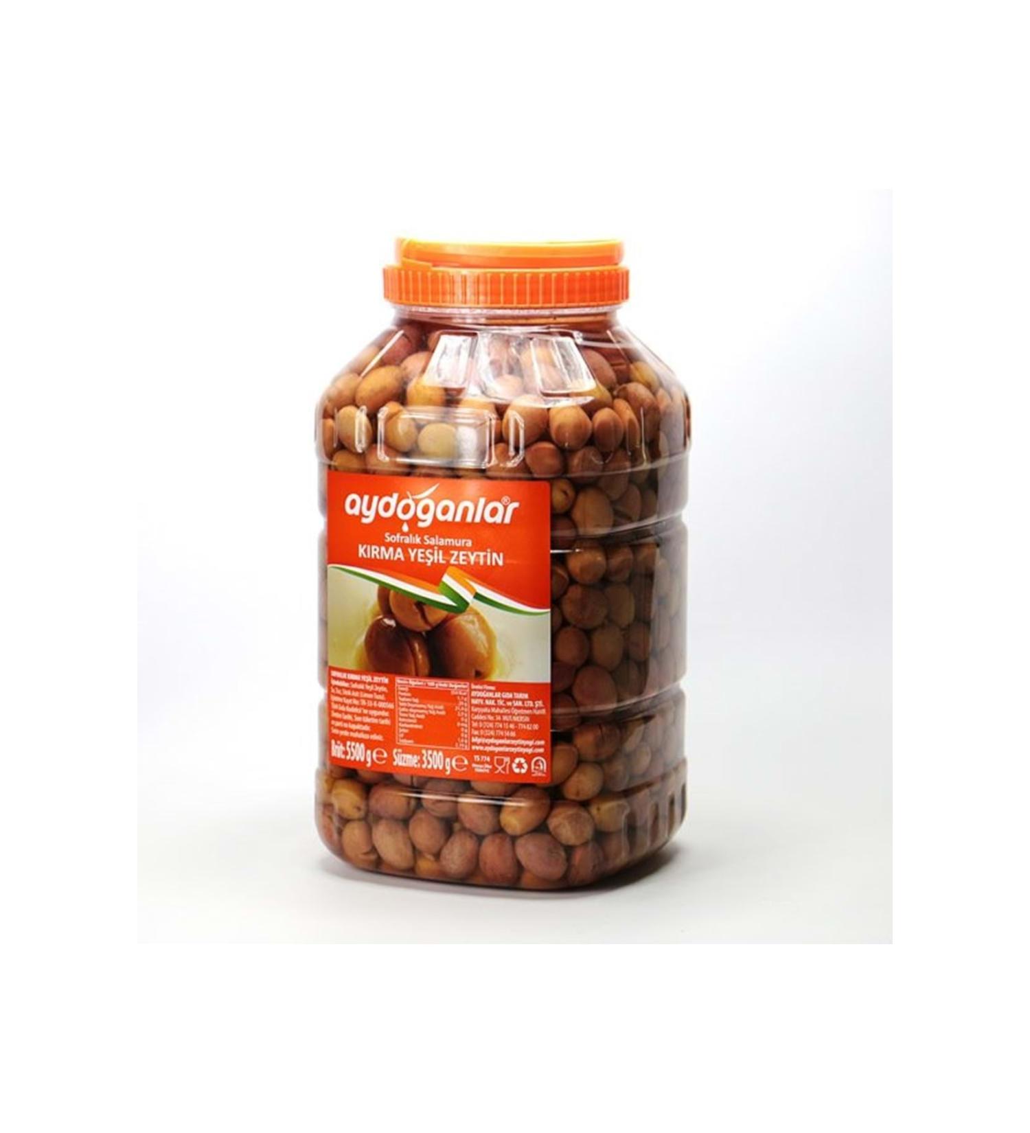 Aydo anlar Ayval k Cracked Green Olives (261-290 M) 3500 Gr