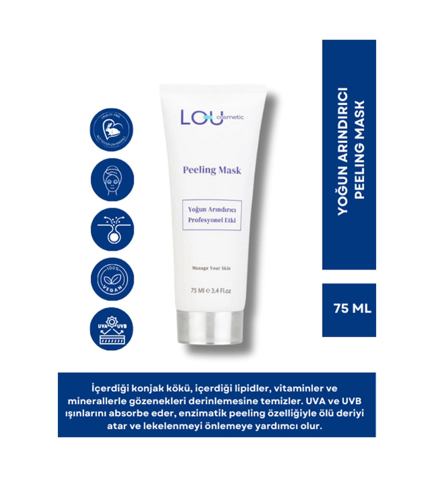 Lou Cosmetics Intensive Purifying Peeling Mask - Buy Online on GoSupps.com