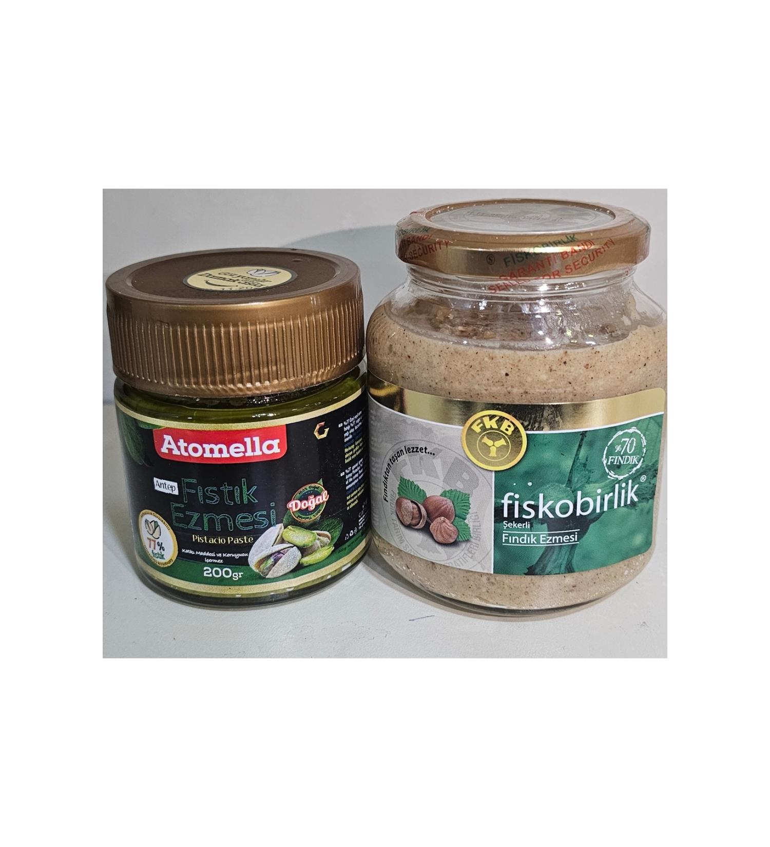 OCTOPUS FOOD HAZELNUT AND PISTACHIO PASTE SET OF 2