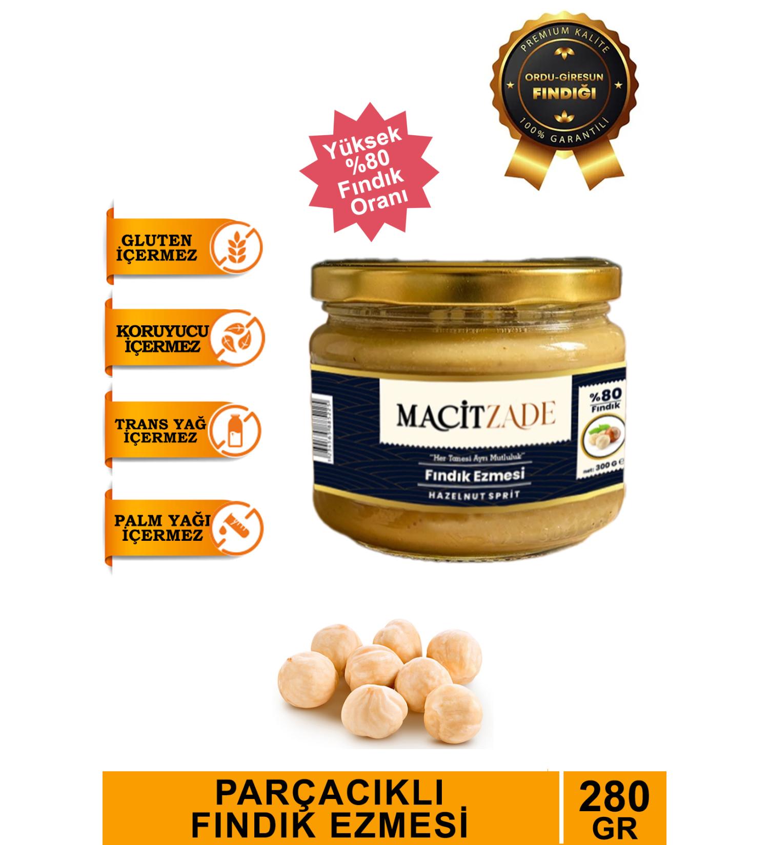 Macitzade Classic Hazelnut Paste 280 Gr