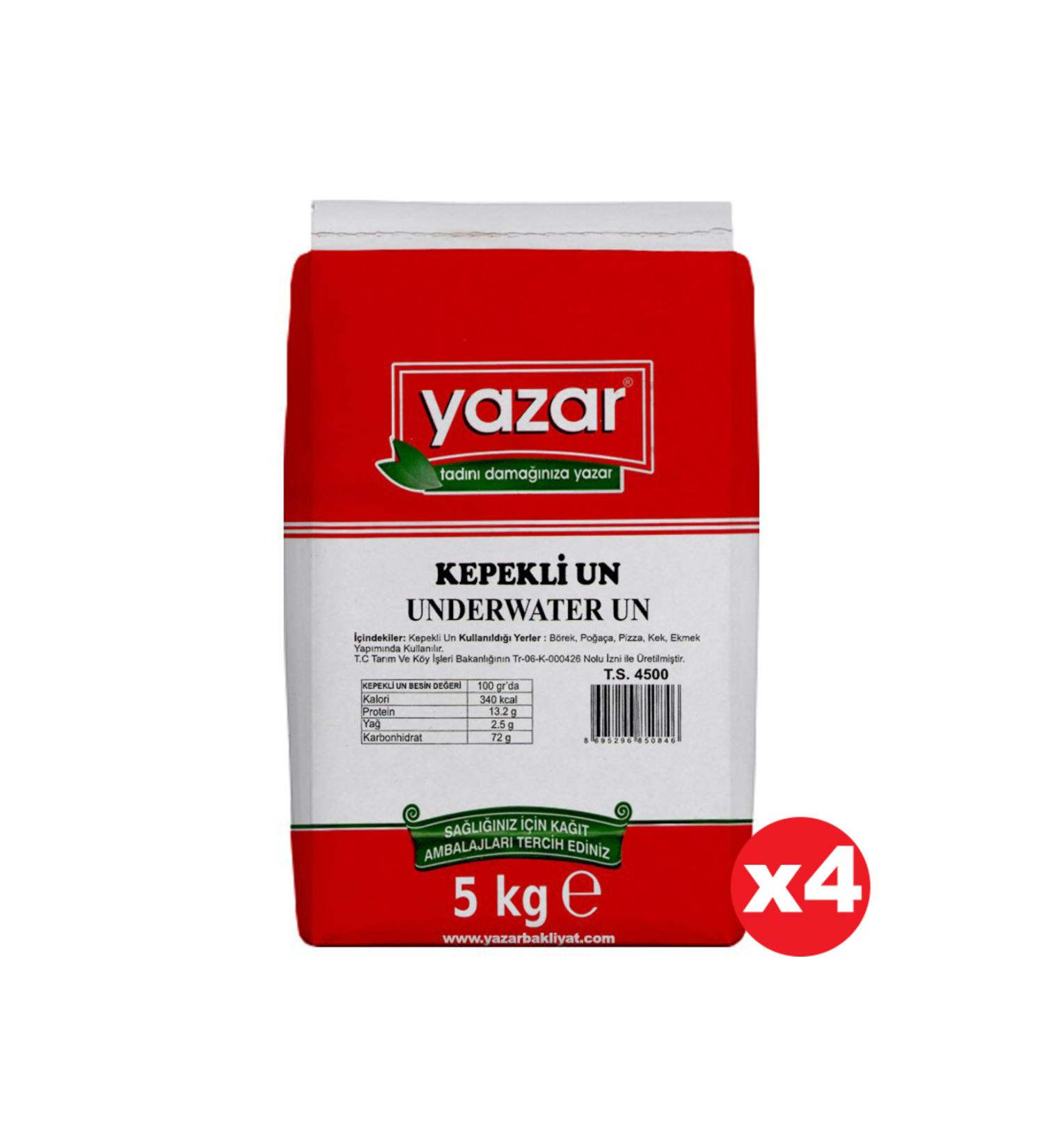 WRITER Stone Milled Whole Wheat Whole Wheat Flour 5 Kg X 4 Packages