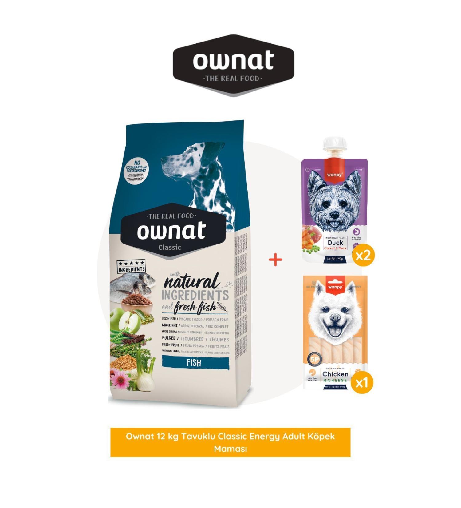 Ownat Fish Classic Adult Dog Food 12 Kg Wanpy - Buy Online on GoSupps.com