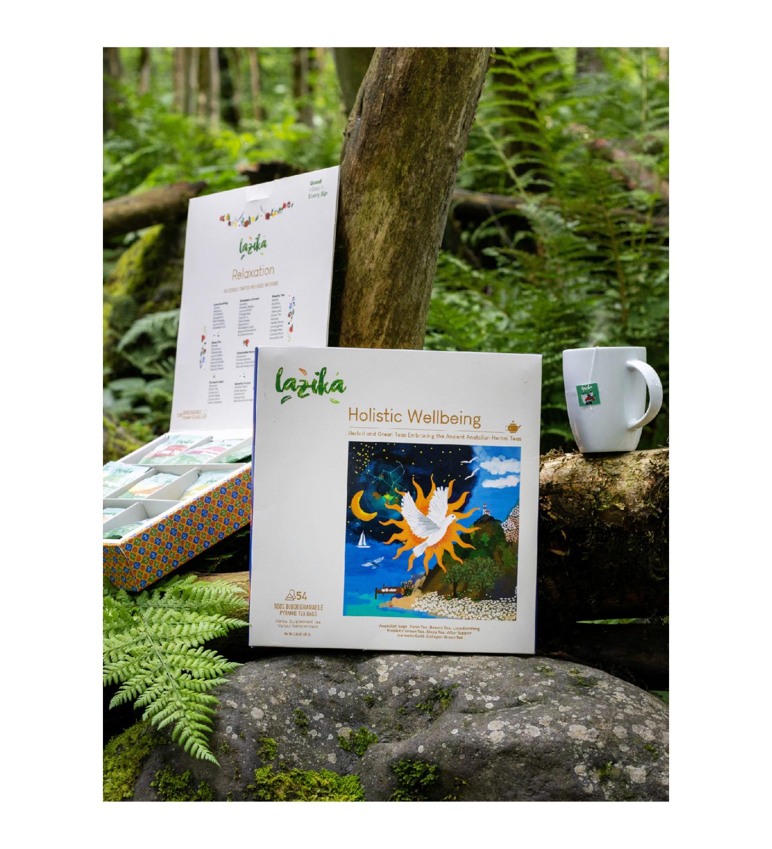 LAZIKA Holistic Healthy Life Herbal Tea Set - Buy Online on GoSupps.com