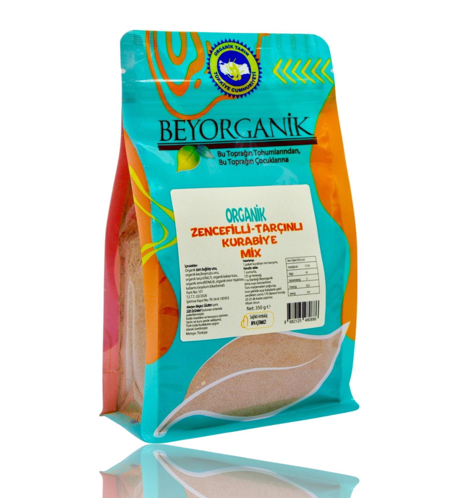 BEYORGANIK Organic Ginger-Cinnamon Cookie Mix 350gr - Buy Online on GoSupps.com