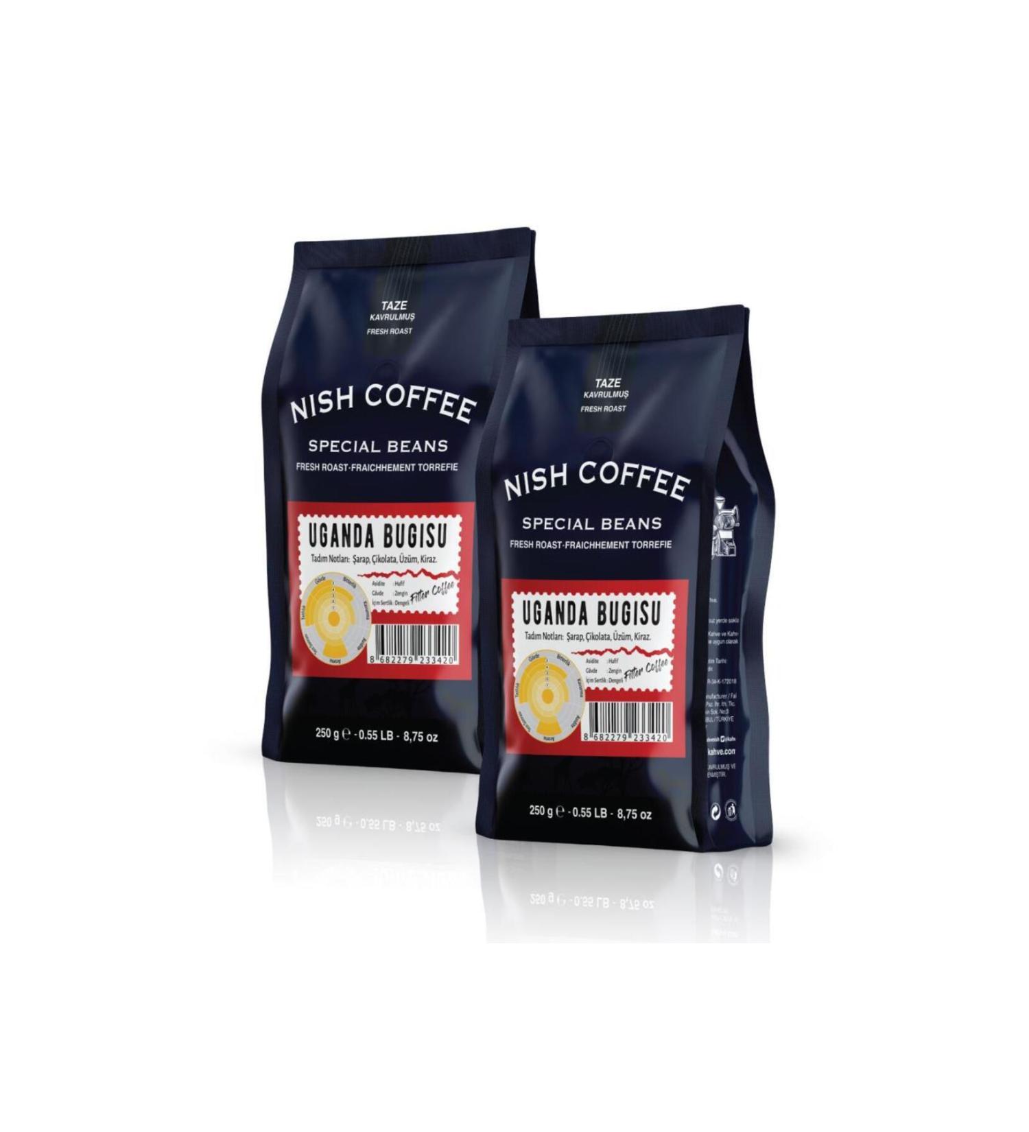 Nish Coffee Nish Filter Coffee Uganda Bugisu 2 X 250 gr