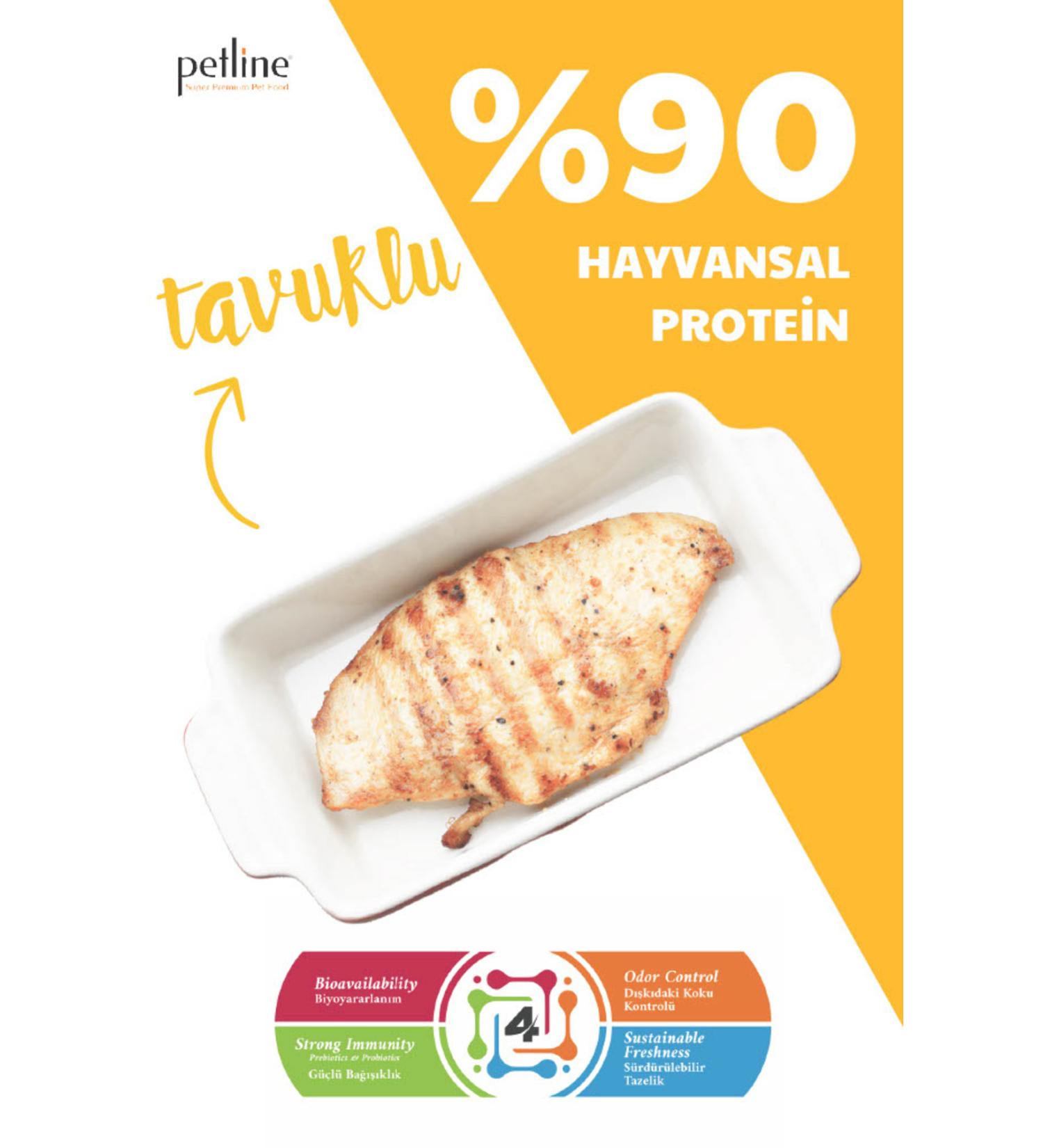 Petline Chicken Adult Cat Food 10kg - Delicate