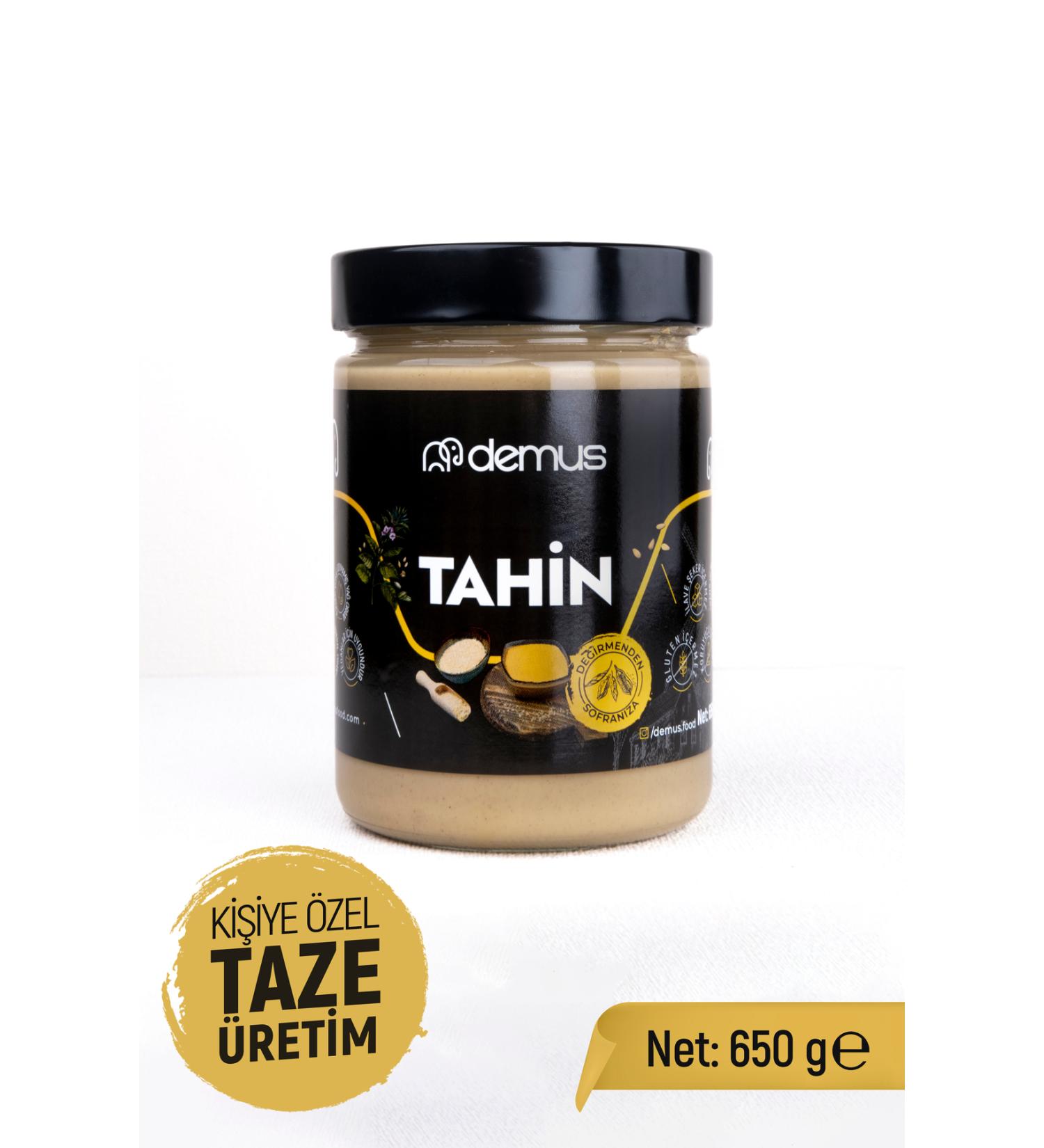 DEMUS FOOD Tahini Personalized Natural Production - Lightly Roasted Tahini 650 gr - Buy Online on GoSupps.com