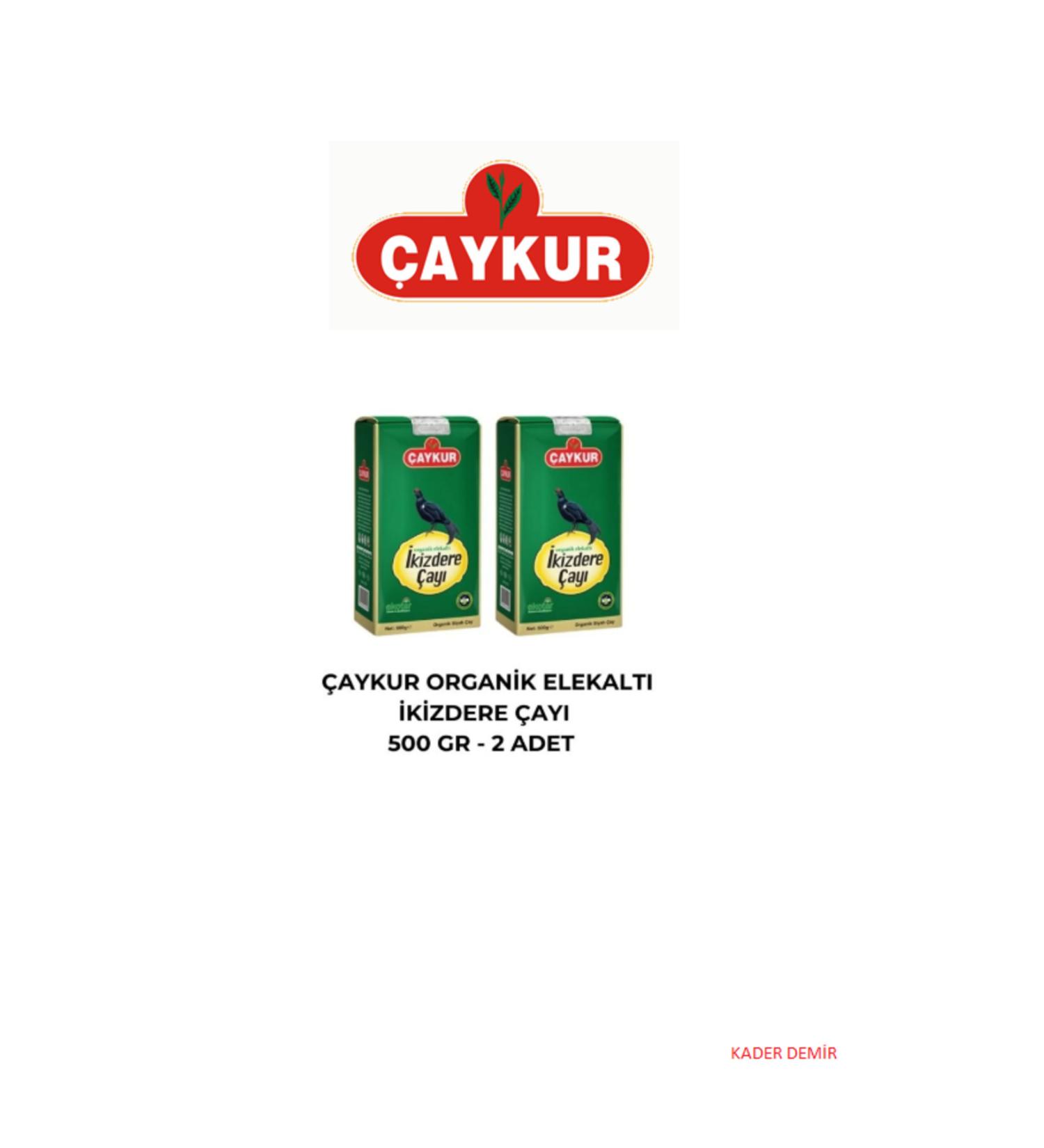aykur ORGANIC SIXTY TEA K ZDERE 500 GR - 2 PIECES