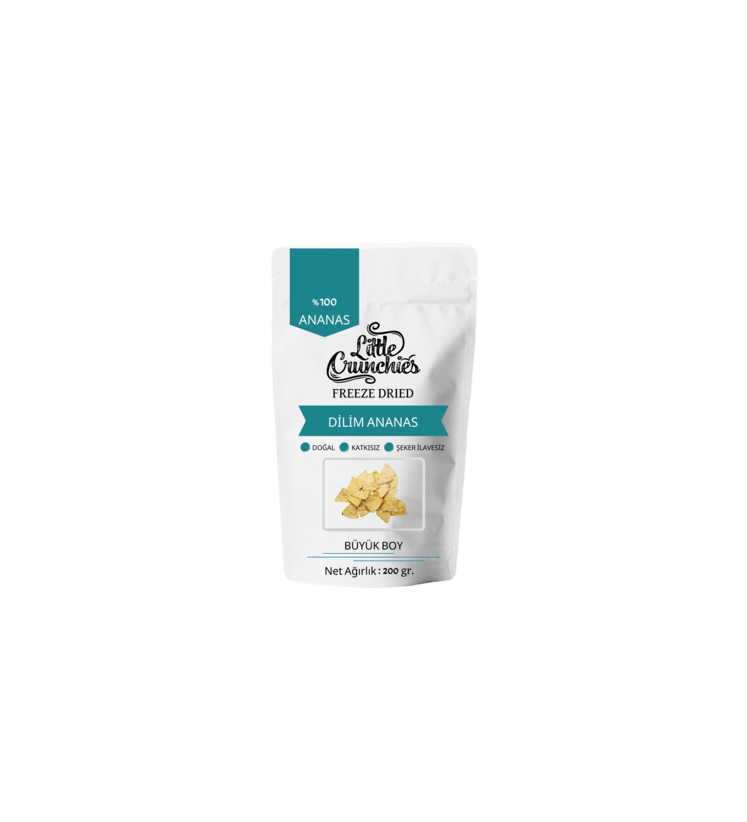 Little Crunchies Freeze Dried Pineapple Slices - 200 Gr. - Large - Freeze Dried