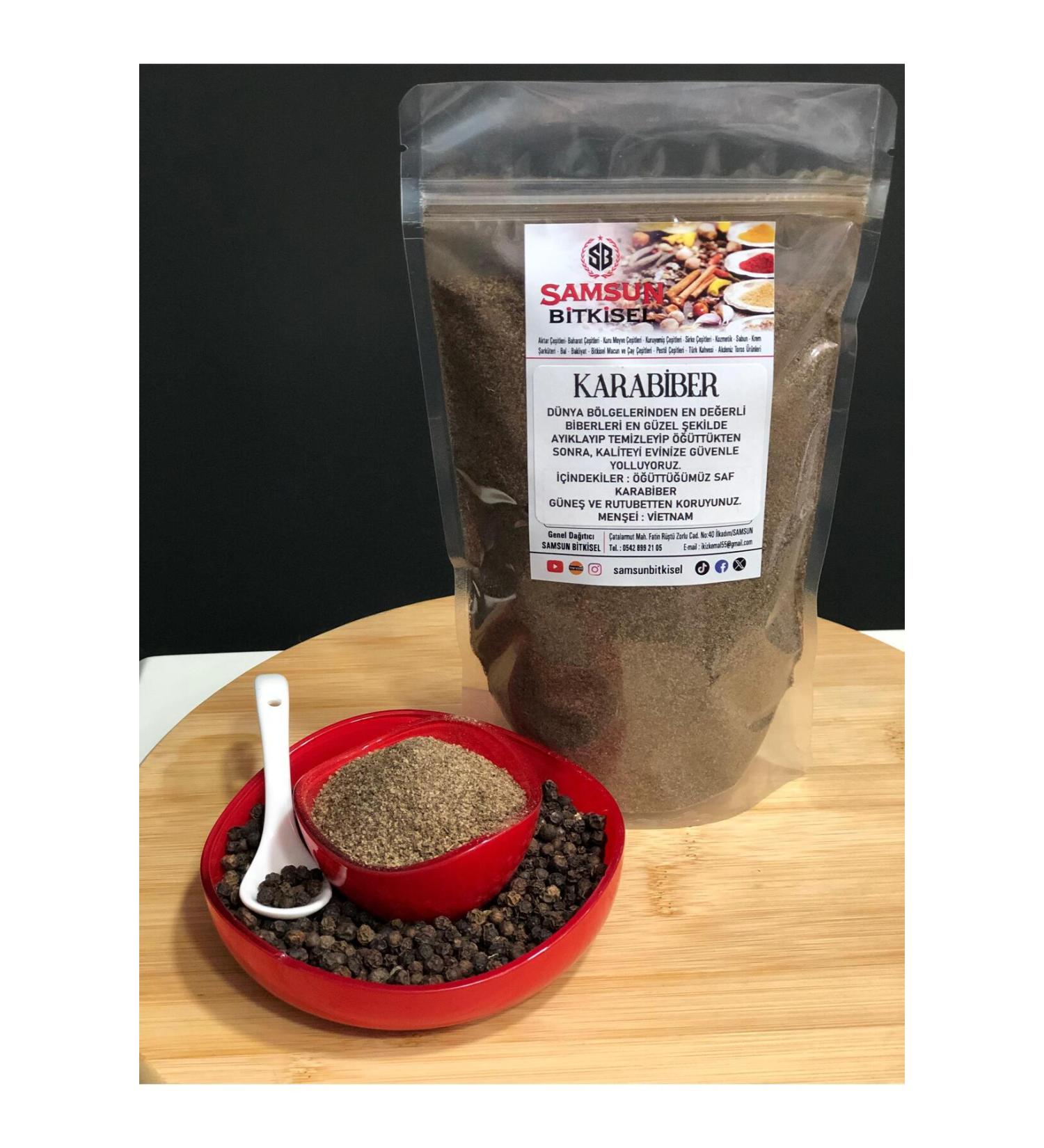 Samsun Herbal Black Pepper Powder 200 Grams
