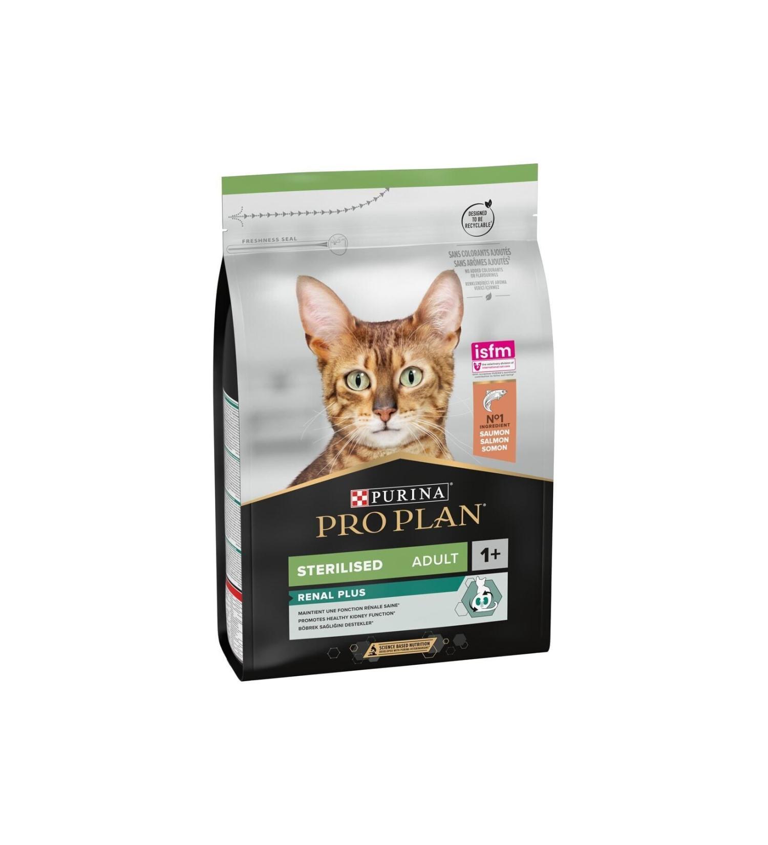 Pro Plan Renal Plus Sterilized Neutered Salmon Cat Food 1.5 Kg - Buy Online on GoSupps.com