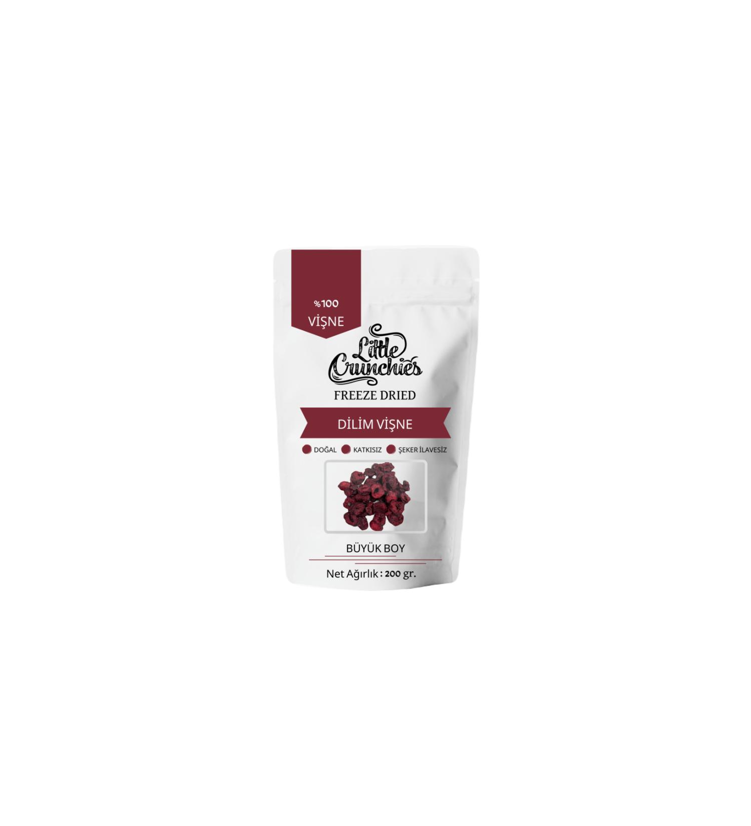 Little Crunchies Freeze Dried Sliced Cherry - 200 Gr. - Large - Freeze Dried