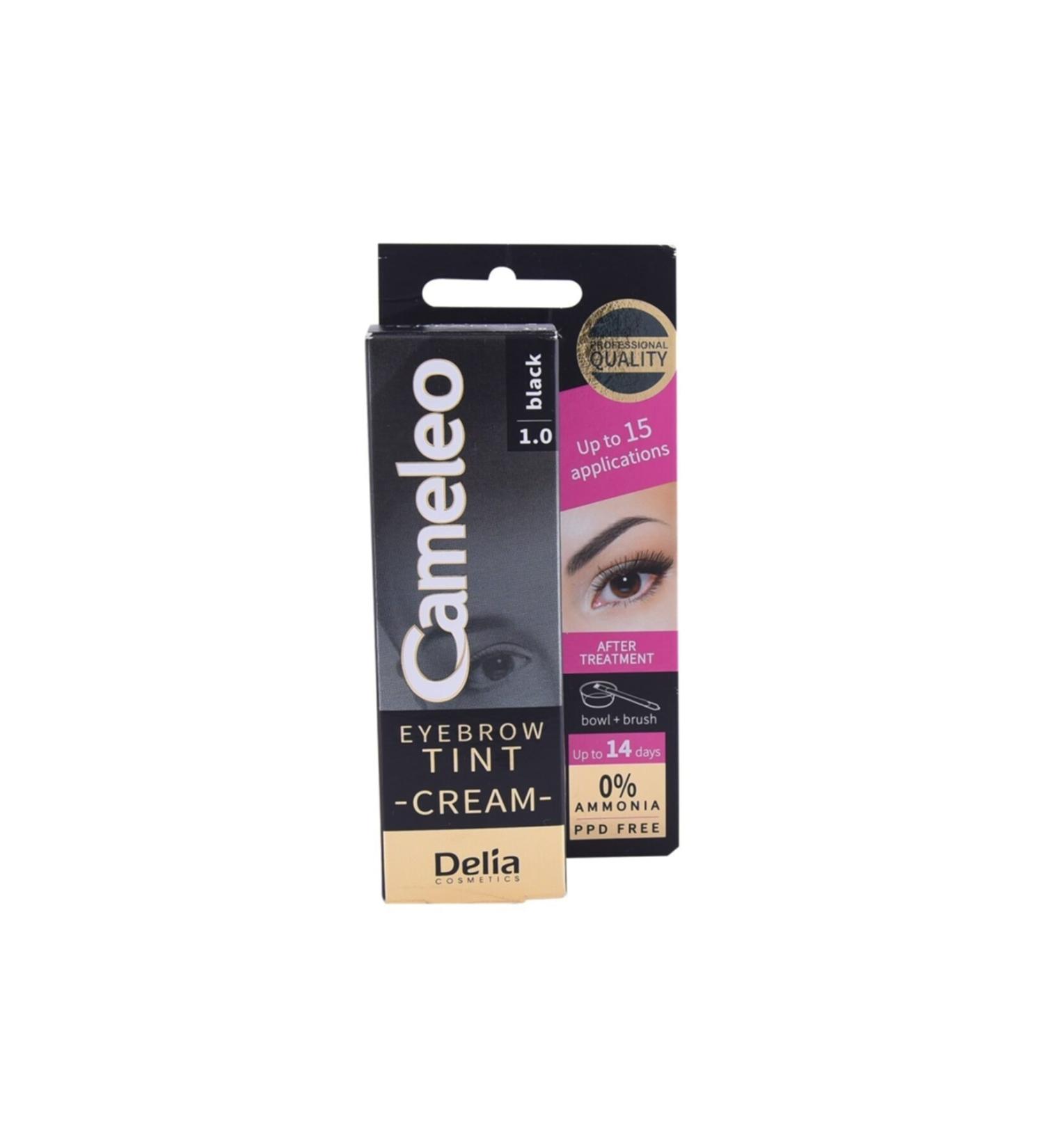 Delia Cosmetics Delia Cameleo Eyebrow Tint Cream 1.0 Black