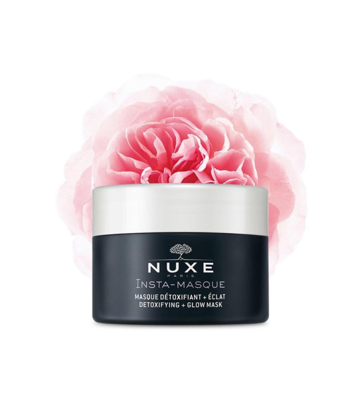 Nuxe Masque Detoxifiant + Eclat Insta-masque Detox Mask Activated Carbon Face Mask 50 Ml