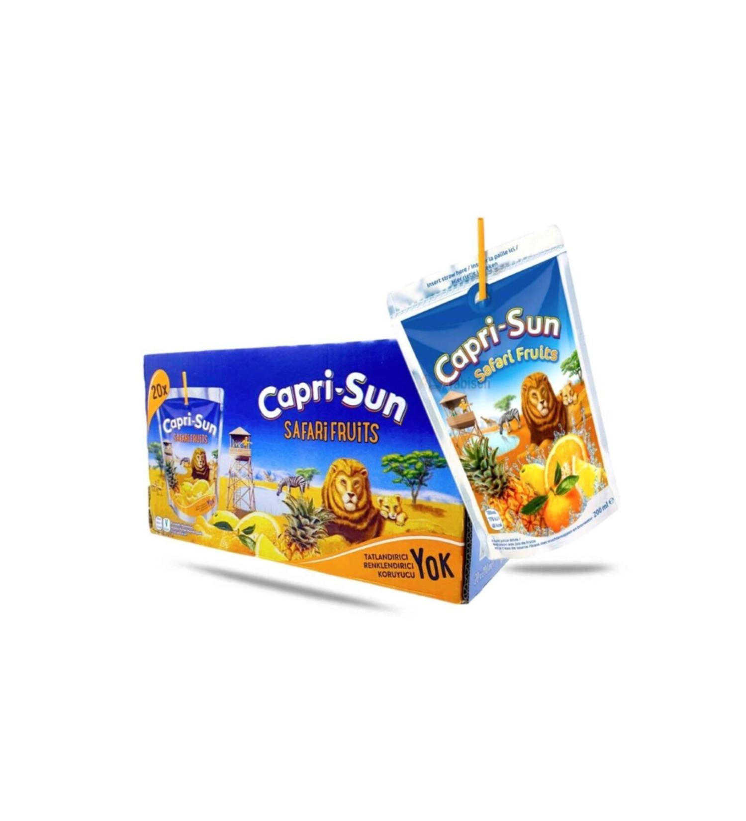 Capri - Sun Safari Fruits 20 Pieces Legendary Fruit Juice
