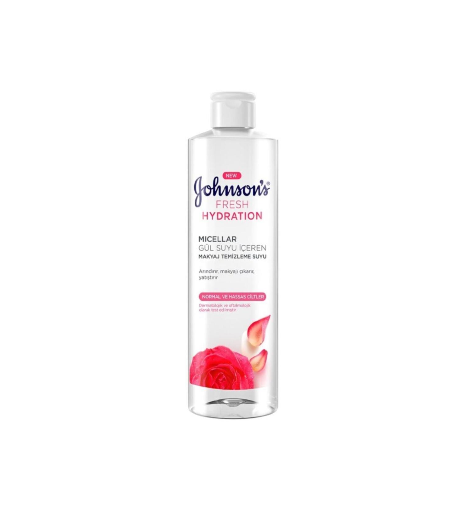 Johnson's Rose Water Micellar Make-Up Remover 400 ml