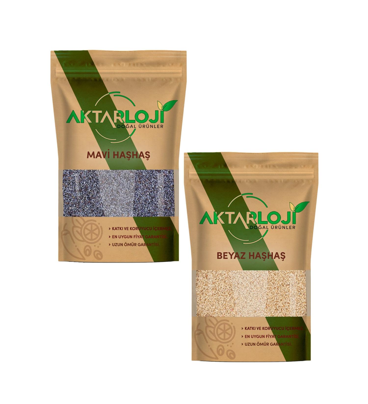 1 kg Blue Poppy + 1 kg White Poppy