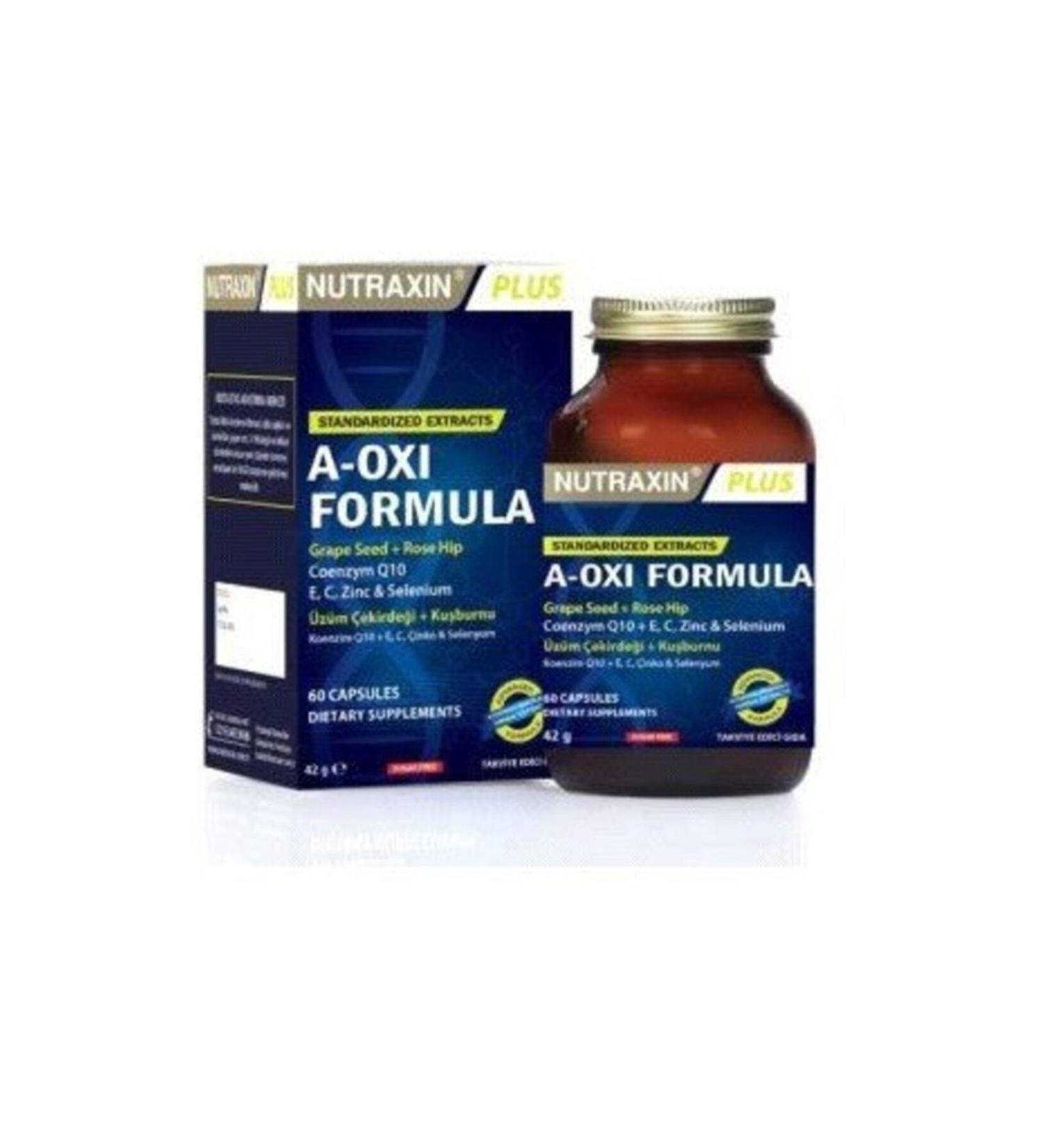 Nutraxin A Oxi Formula 60 Herbal Capsules